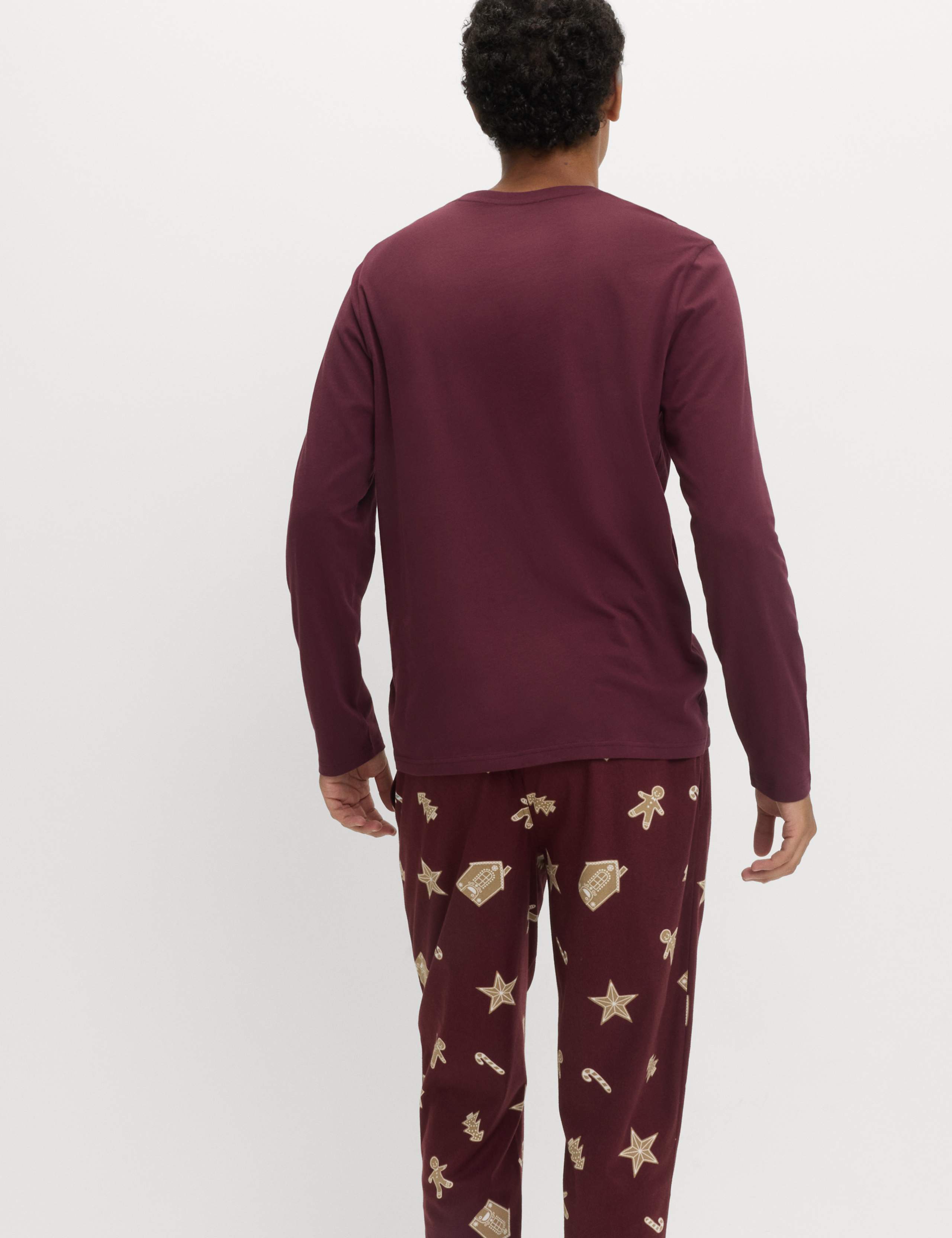 Pure Cotton Gingerbread Pyjama Set 6 of 6