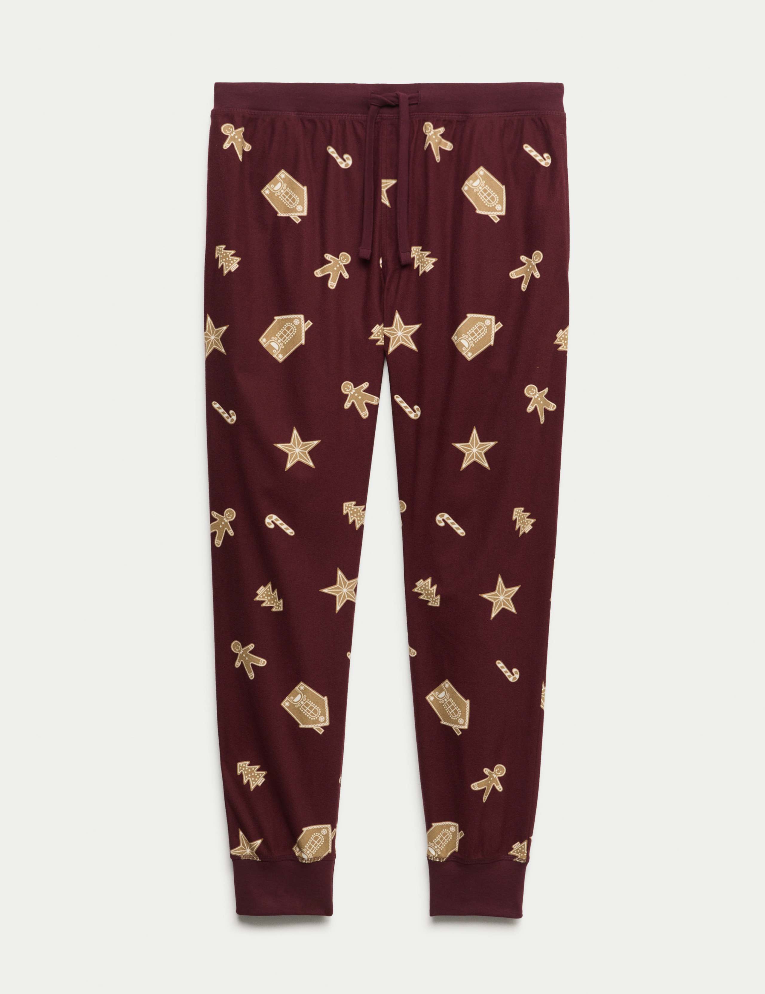 Pure Cotton Gingerbread Pyjama Bottoms 2 of 6