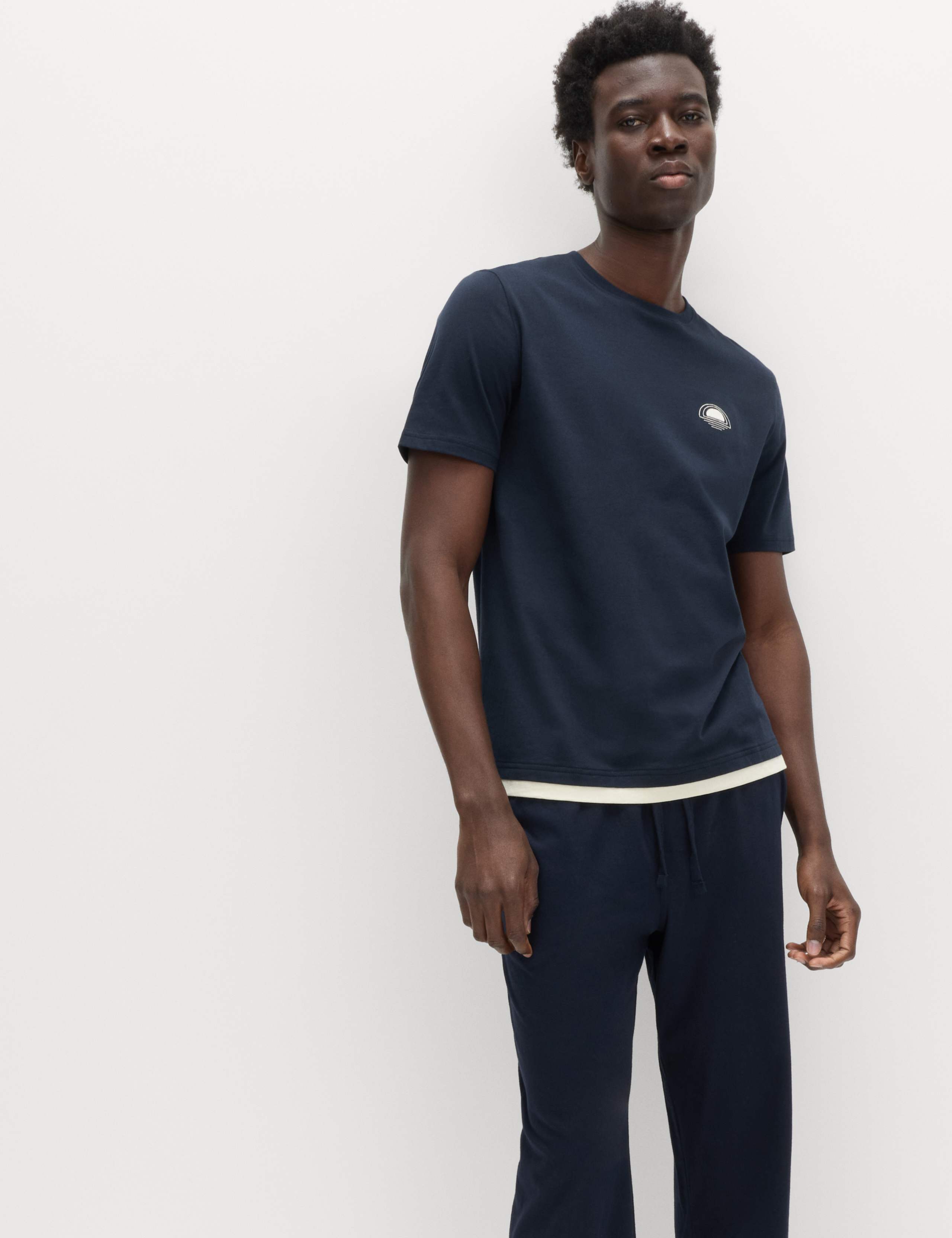 Pure Cotton Sunset Graphic Pyjama Top 1 of 4