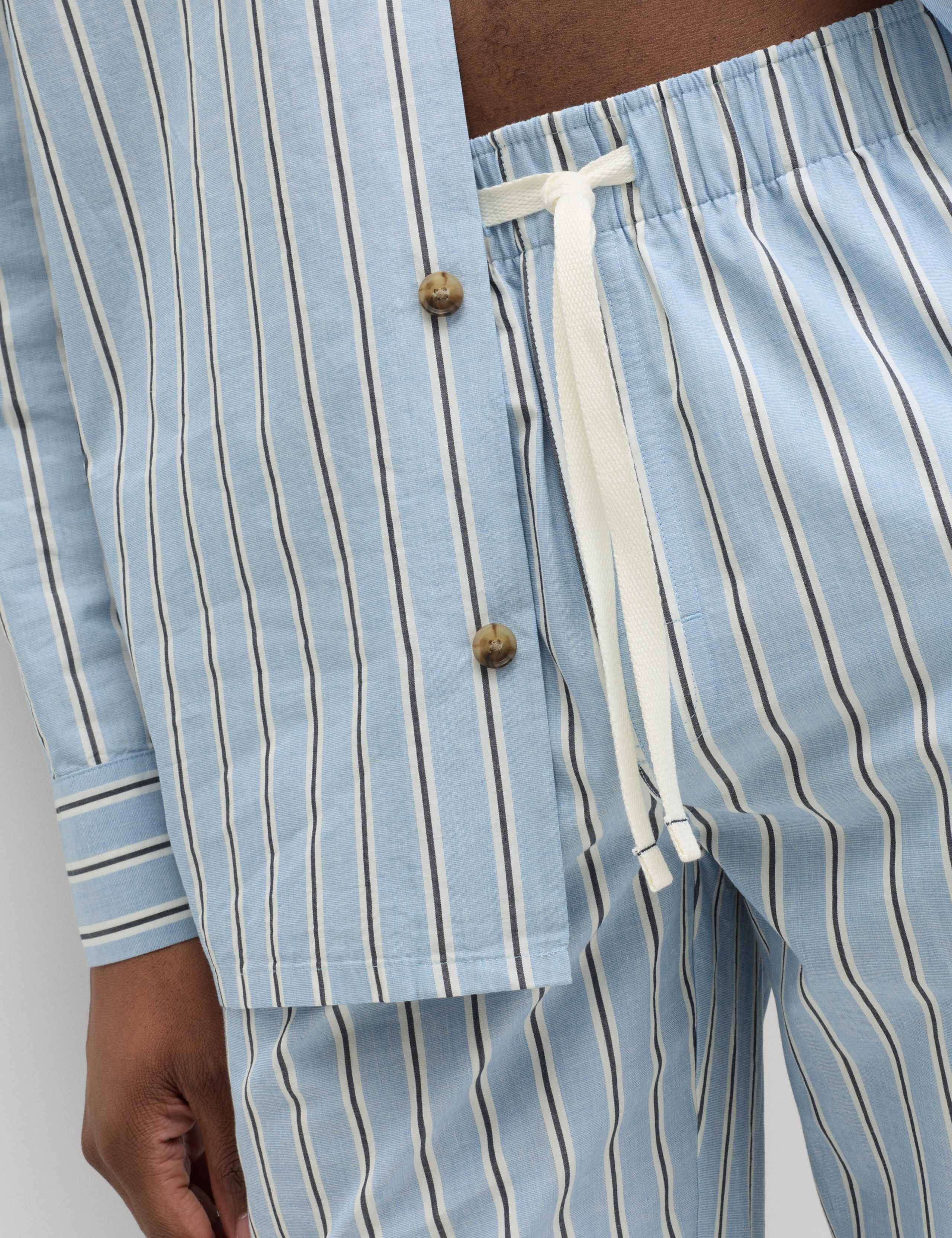 Pure Cotton Striped Loungewear Bottoms 4 of 5