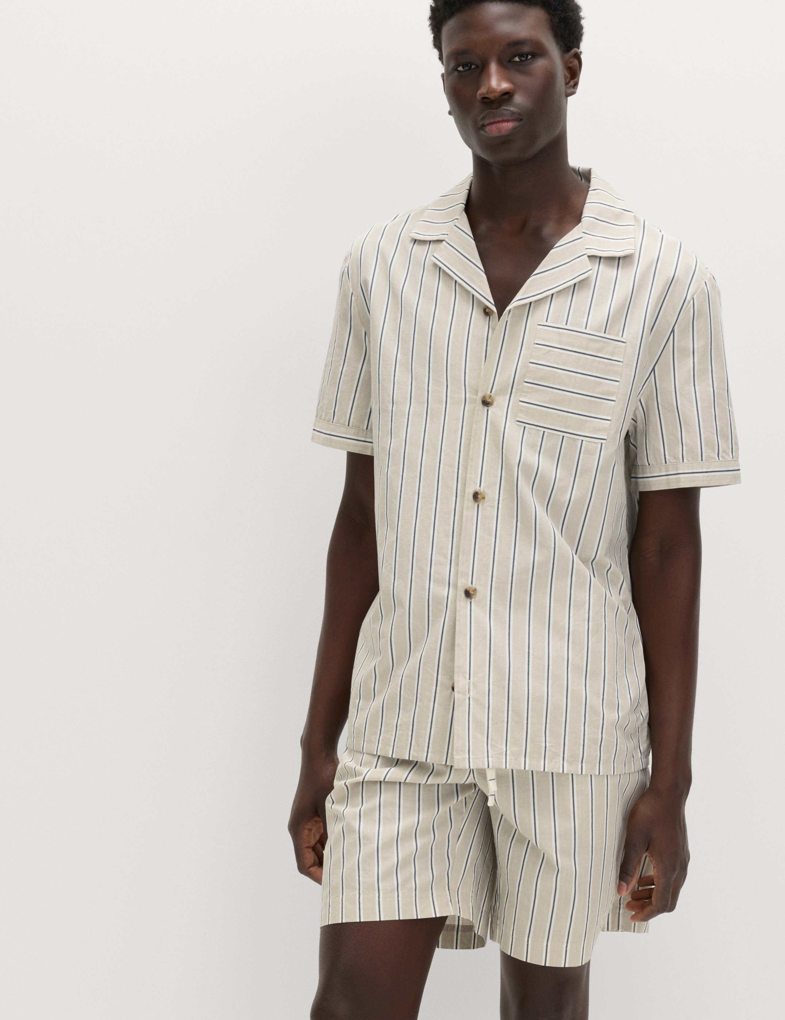 Pure Cotton Striped Pyjama Top 5 of 6