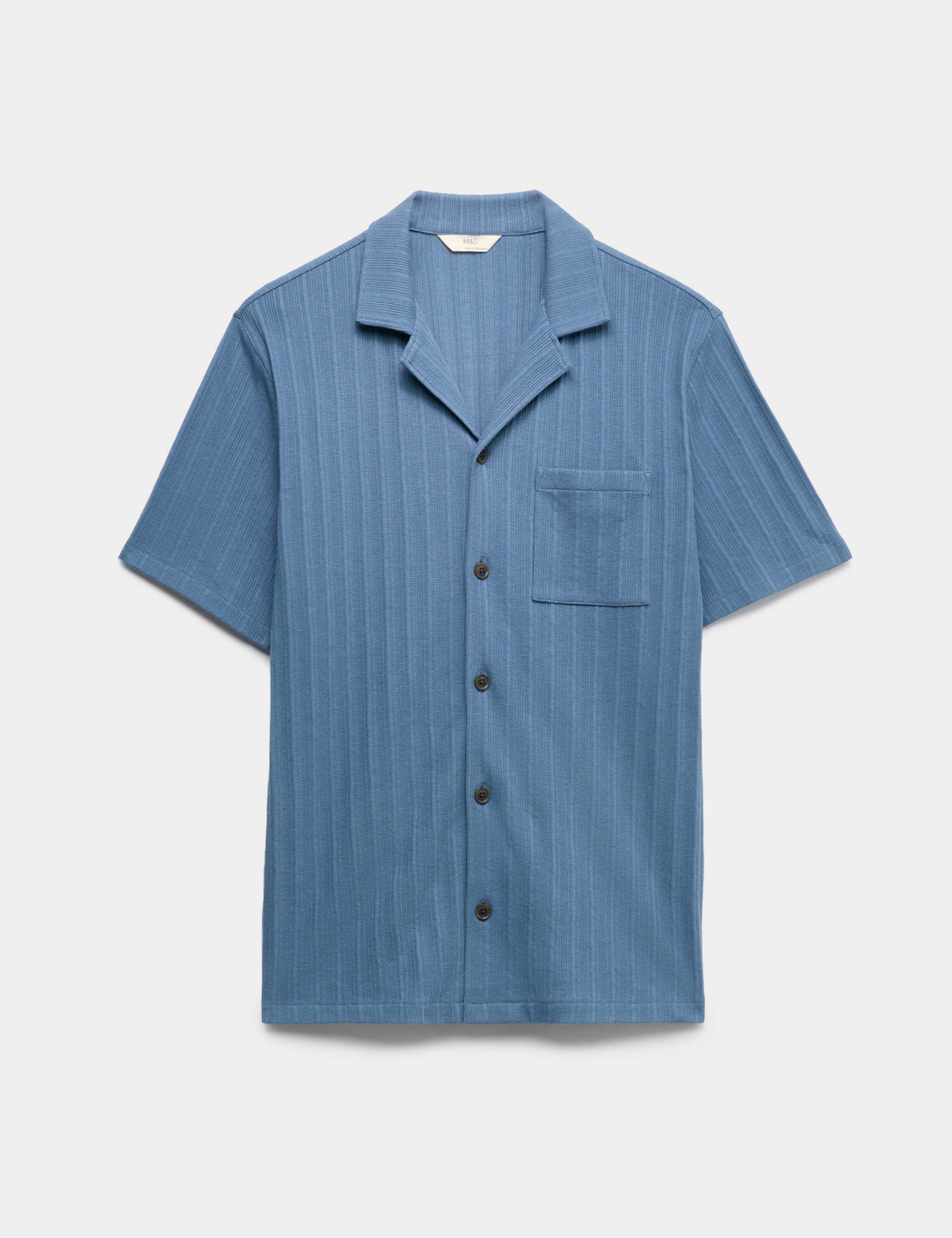 Cotton Rich Jersey Textured Loungewear Top 2 of 6