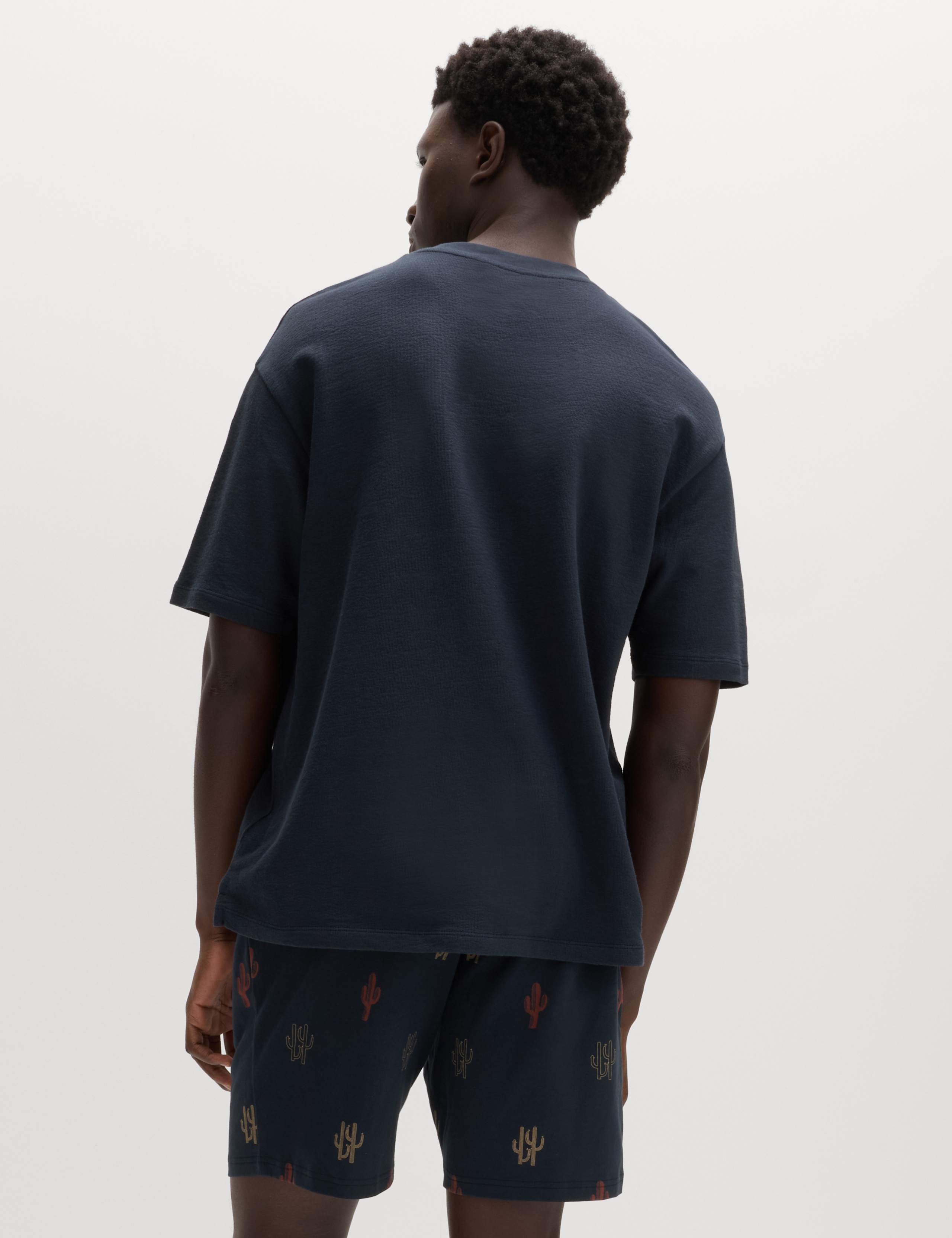 Pure Cotton Cactus Print Pyjama Set 6 of 7