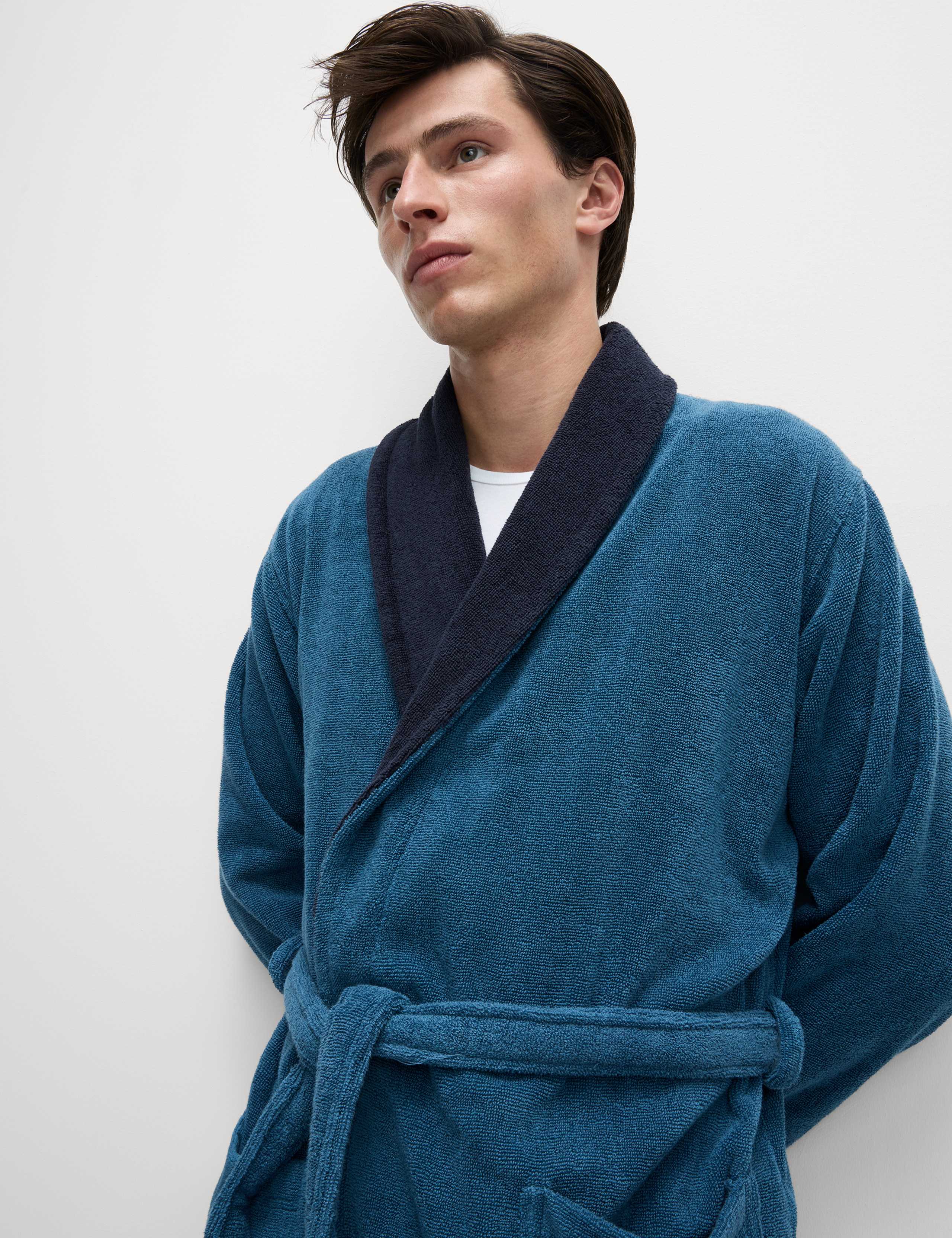 Pure Cotton Towelling Dressing Gown 4 of 6