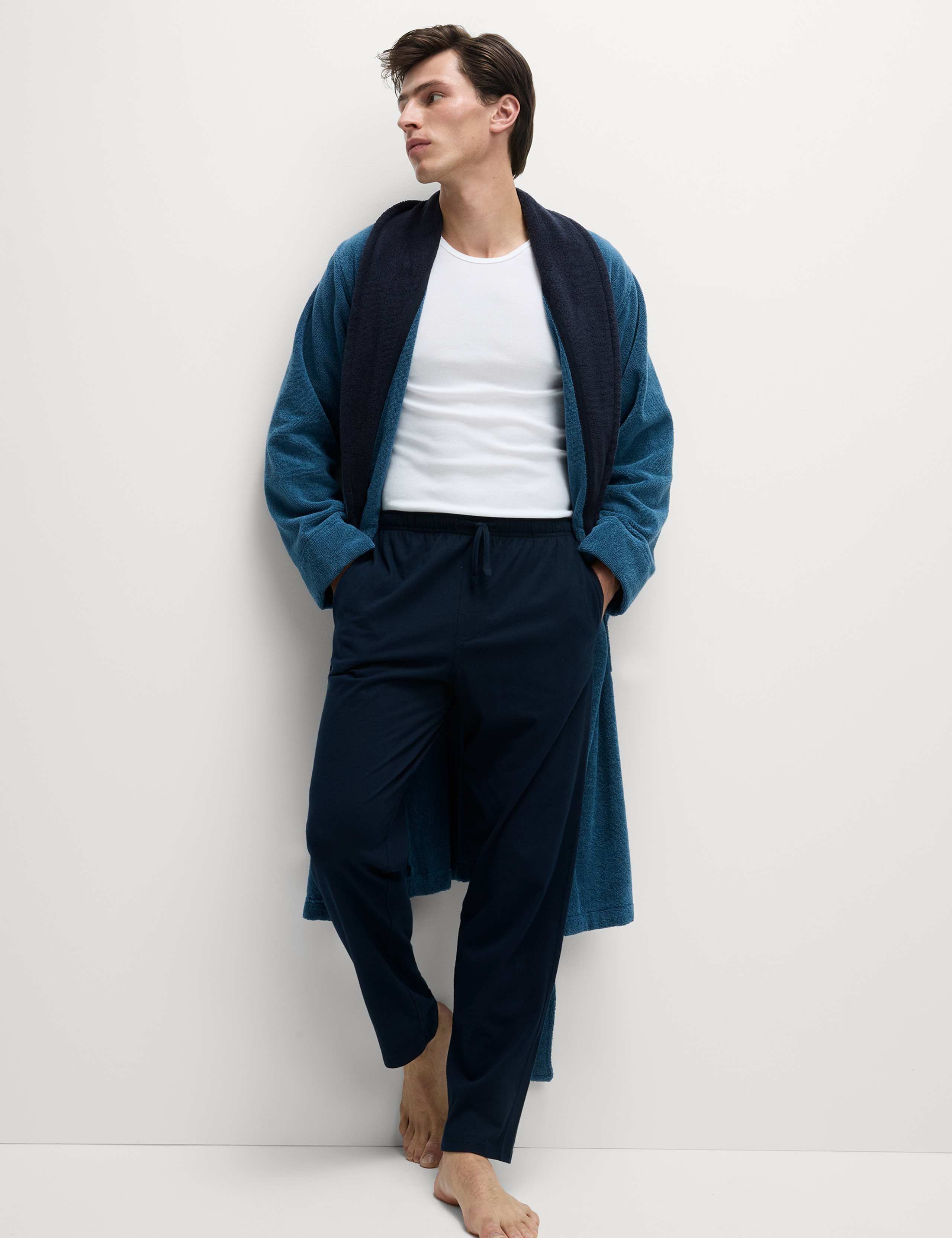 Pure Cotton Towelling Dressing Gown 5 of 6