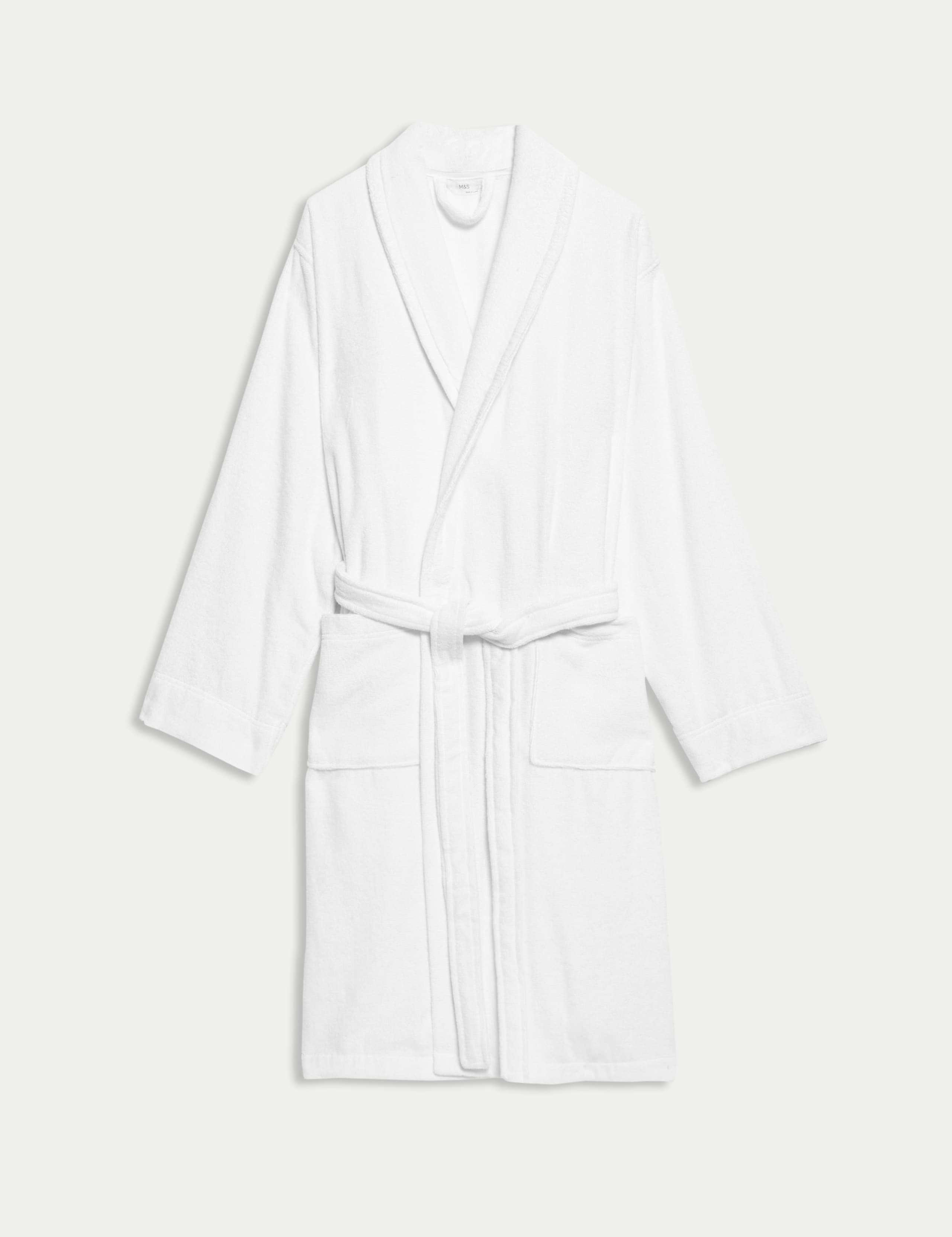 Pure Cotton Towelling Dressing Gown 2 of 7