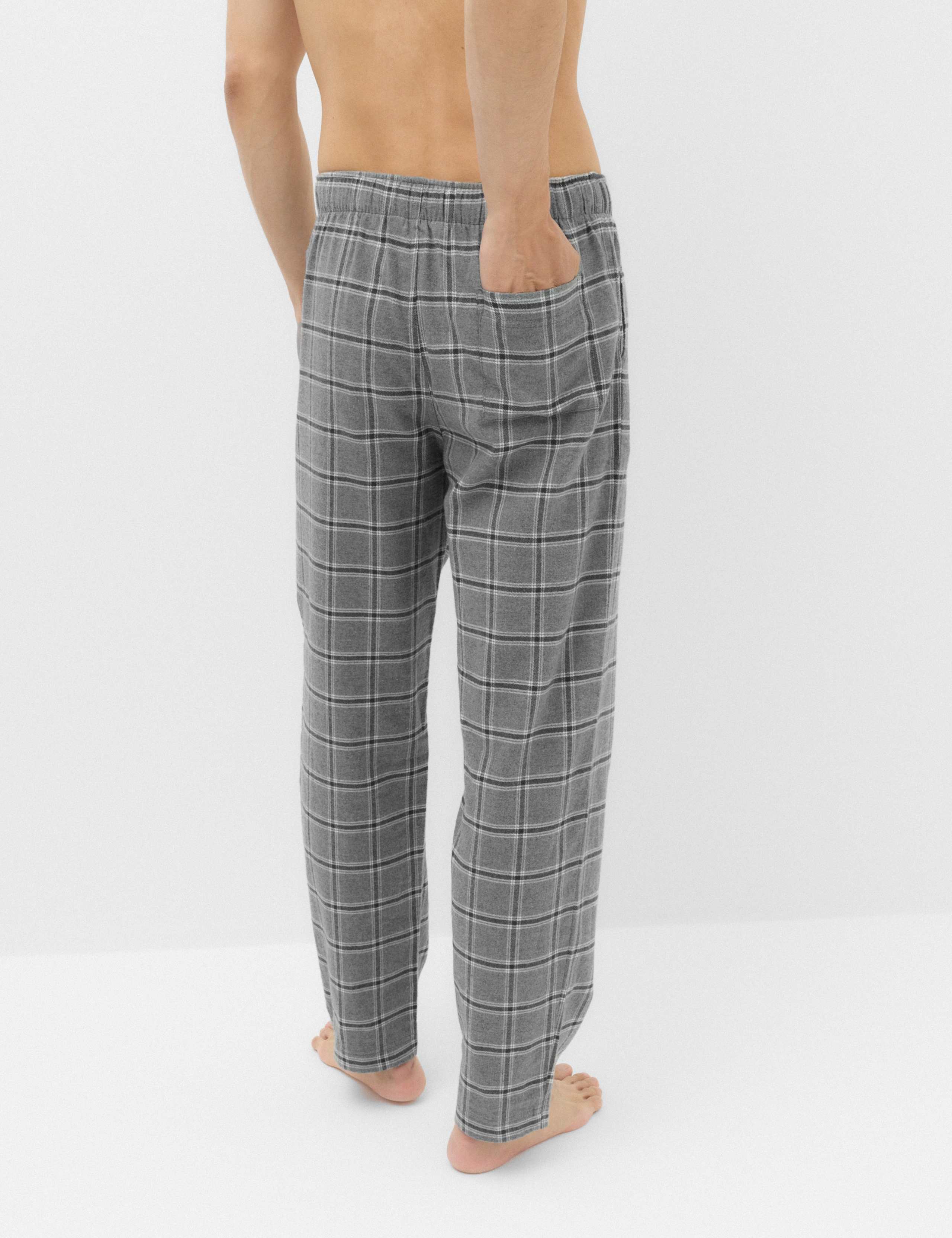 Pure Cotton Checked Loungewear Bottoms 5 of 7