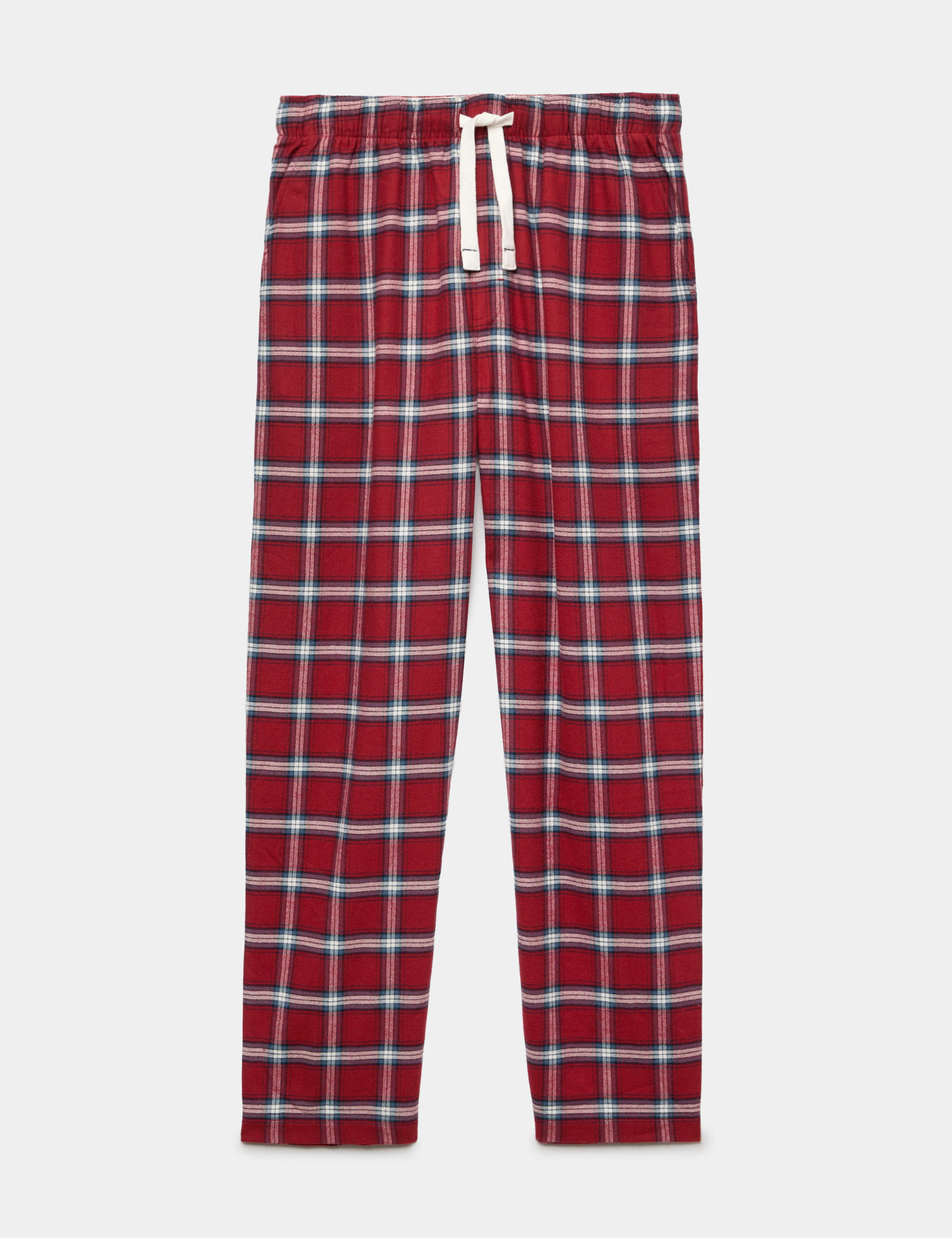 Pure Cotton Checked Pyjama Bottoms 2 of 6