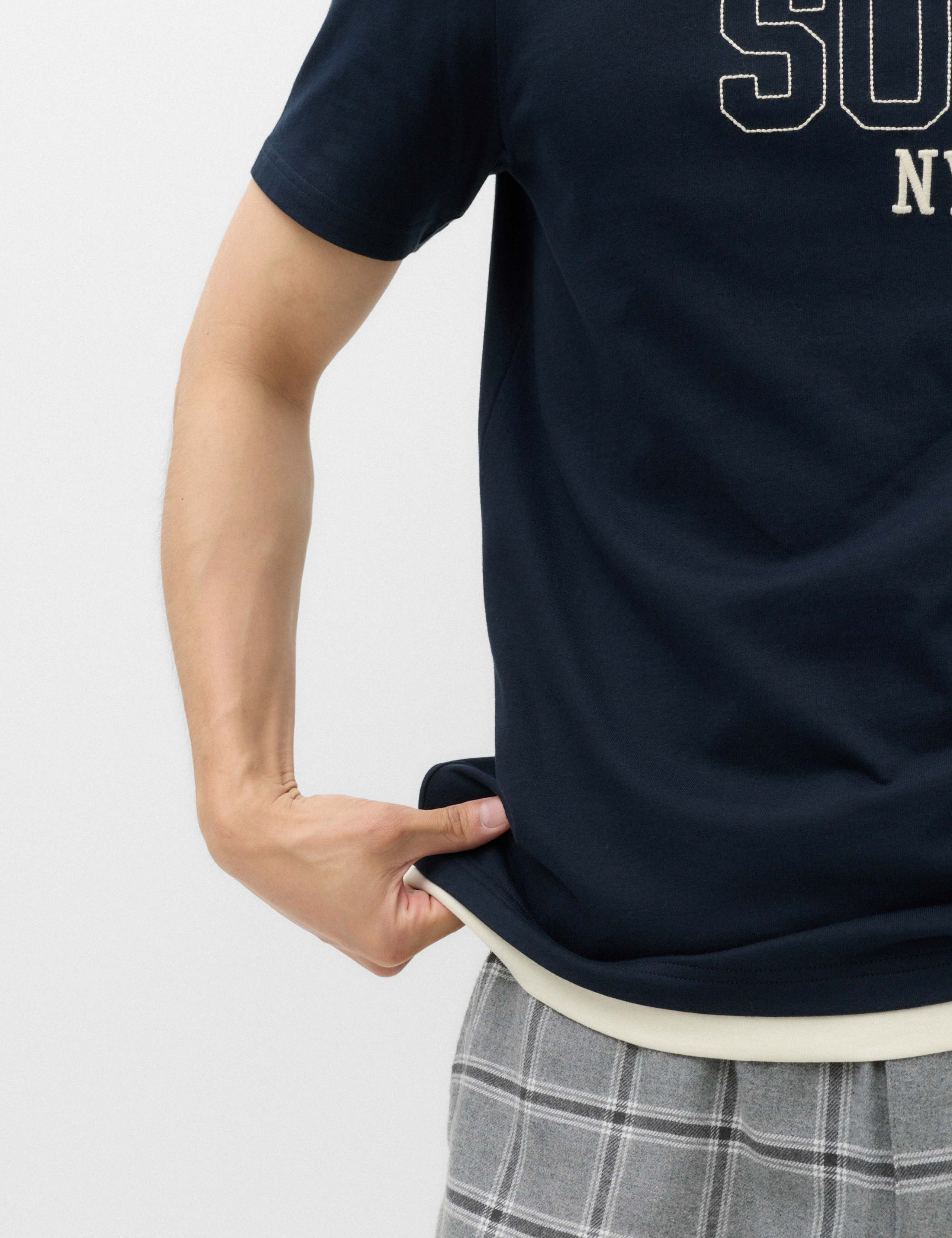 Pure Cotton Soho NYC Graphic Loungewear Top 3 of 6