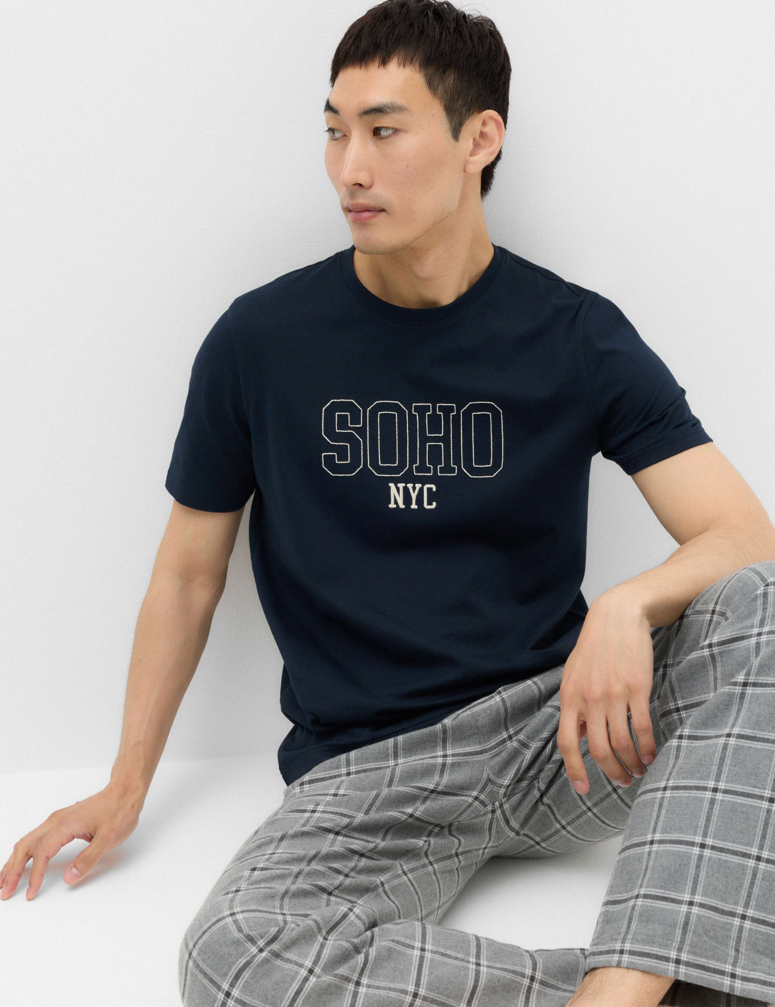 Pure Cotton Soho NYC Graphic Loungewear Top 6 of 6