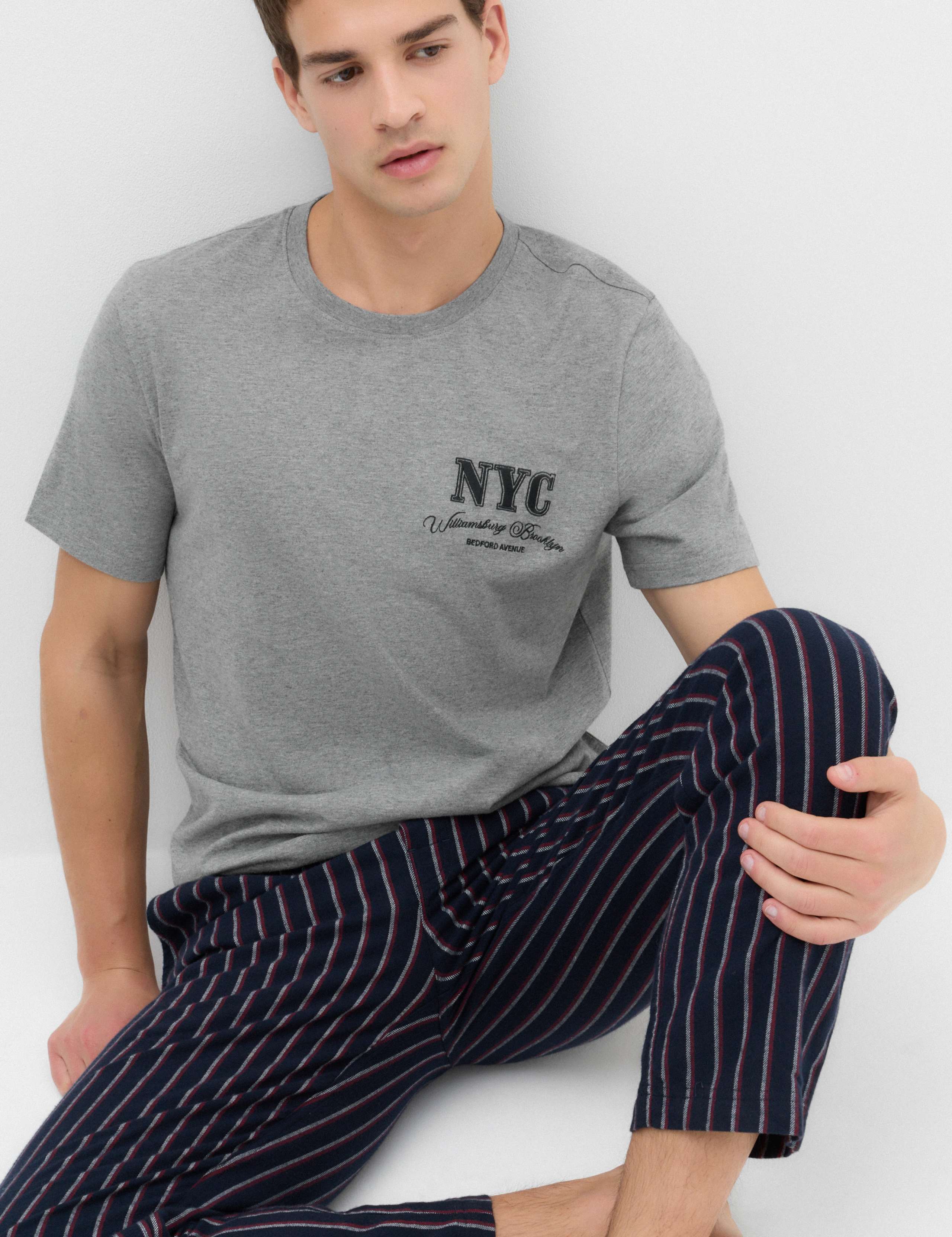 Pure Cotton NYC Graphic Loungewear Top 6 of 6