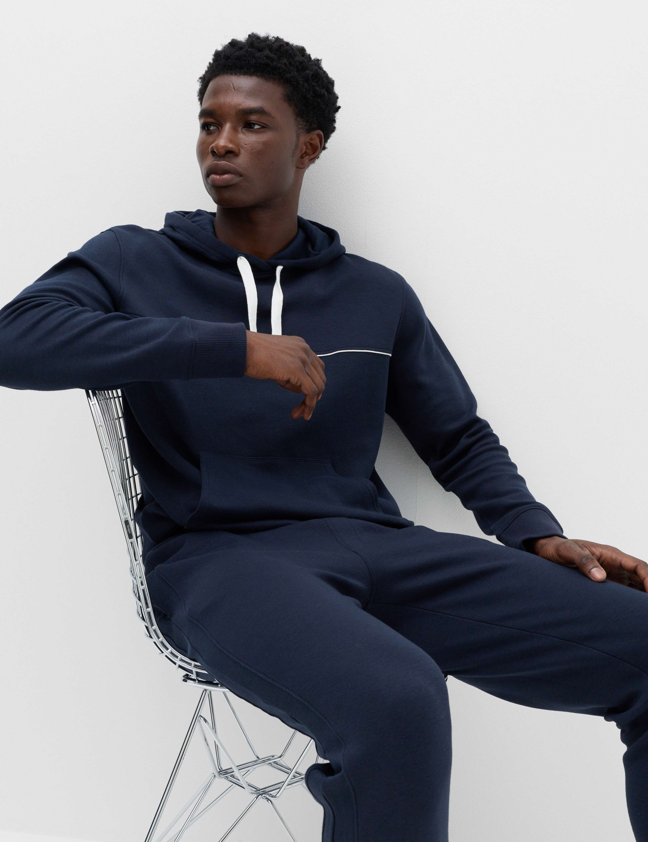 Cotton Rich Ribbed Hoodie 6 of 6