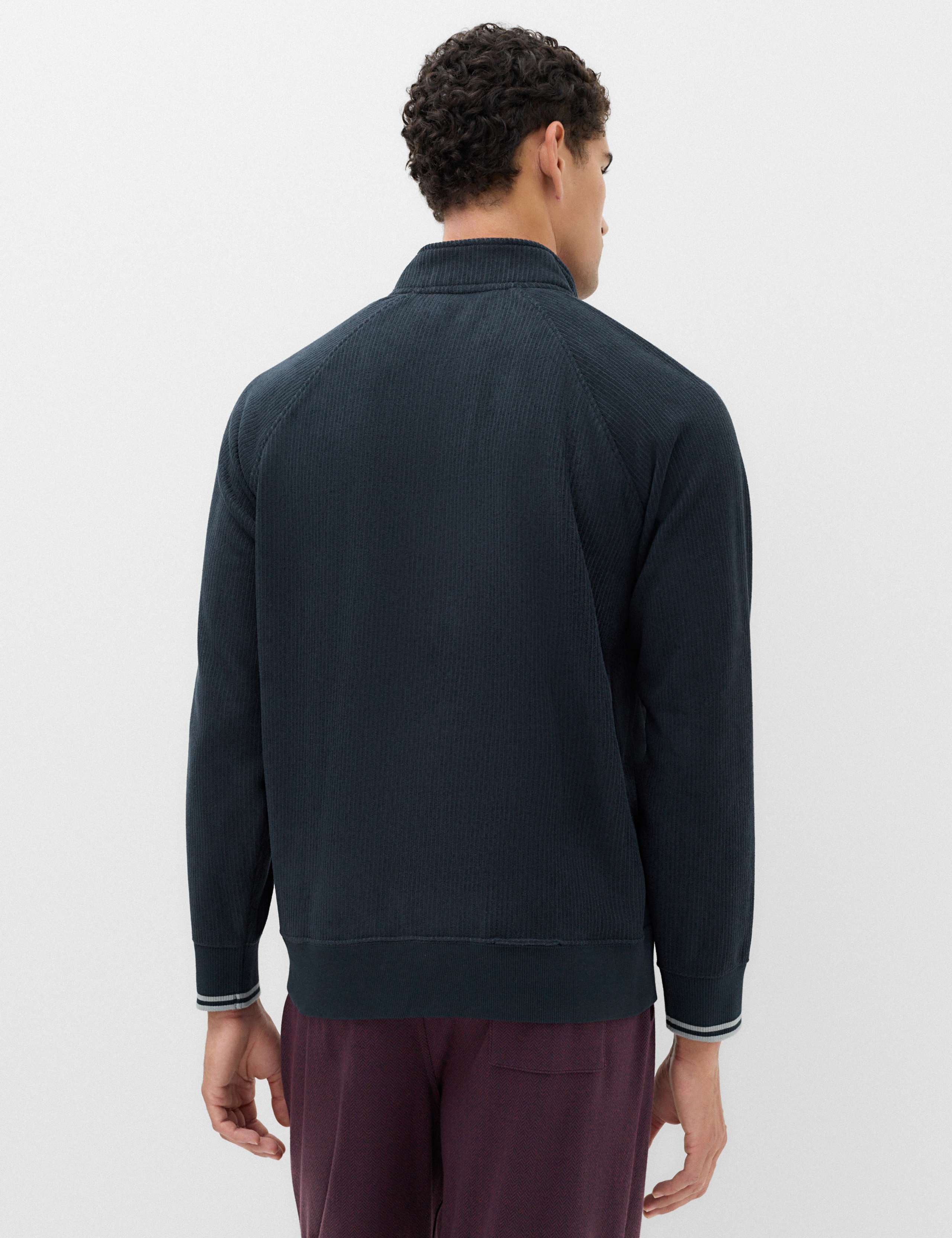 Fleece Half Zip Loungewear Top 4 of 5