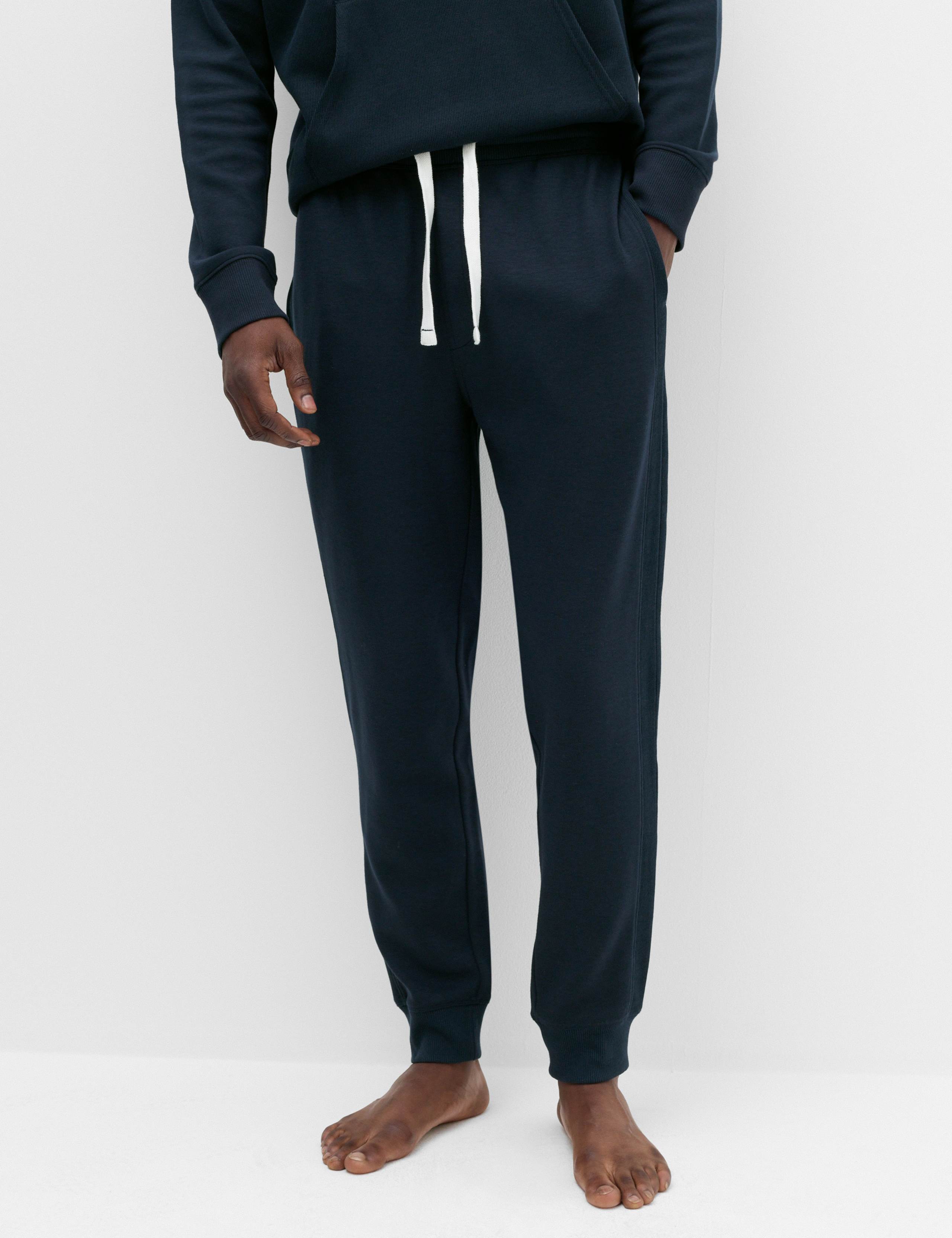 Cotton Rich Ribbed Cuffed Joggers 1 of 6