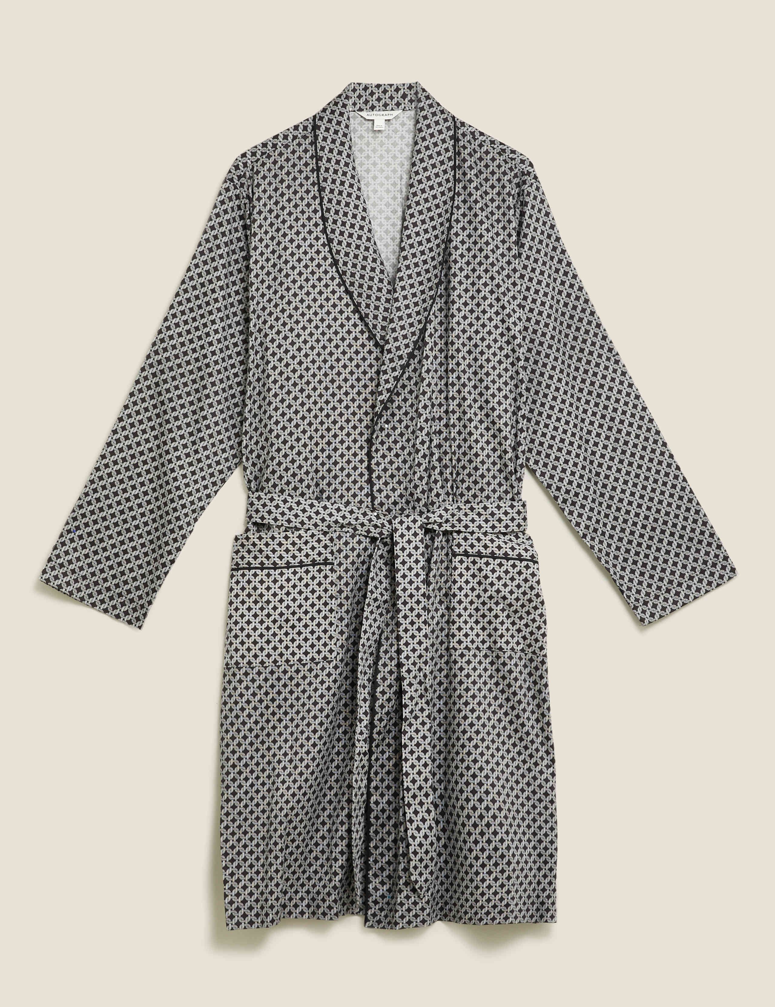 Cotton Tencel™ Woven Dressing Gown 1 of 2