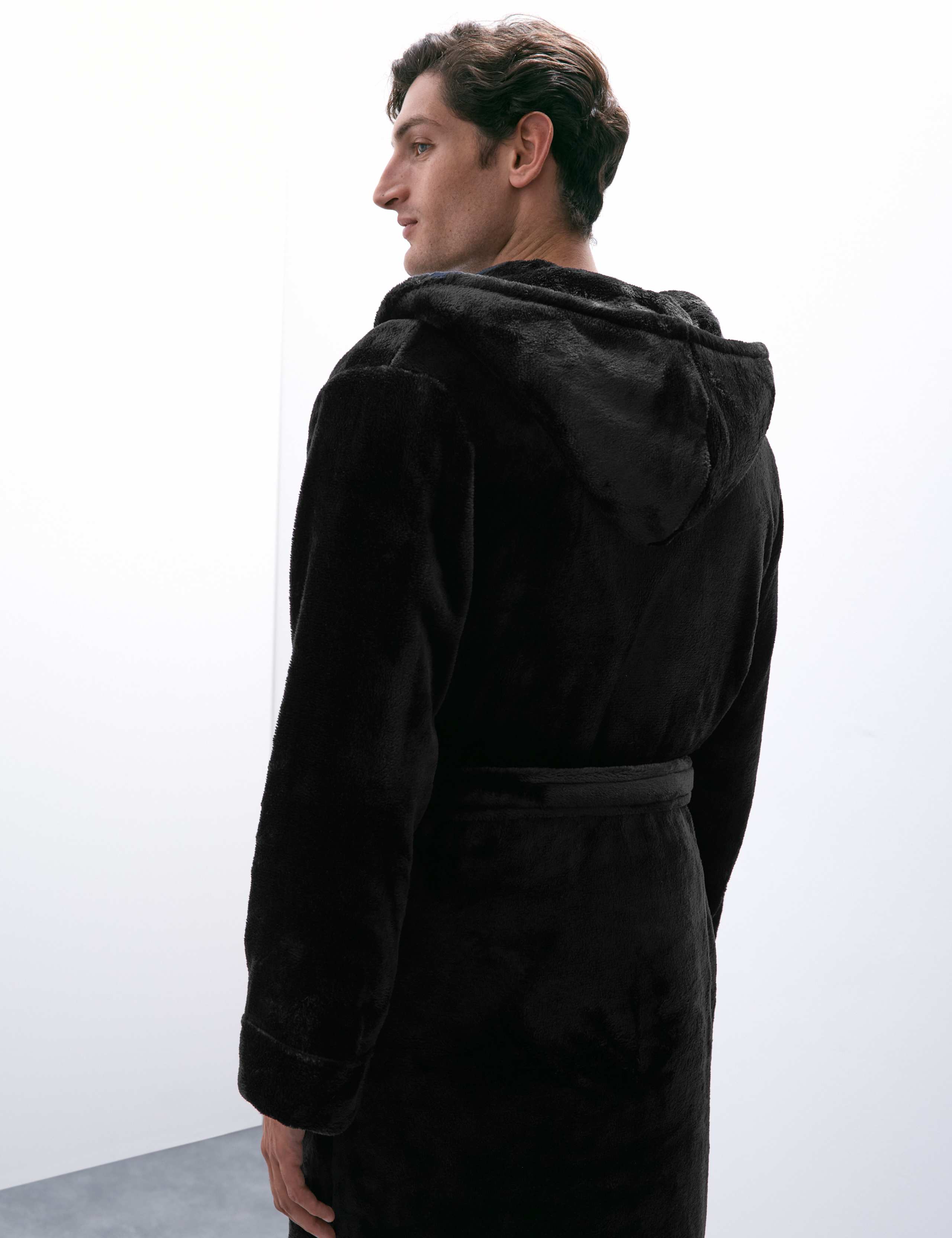 Fleece Supersoft Hooded Dressing Gown 6 of 6
