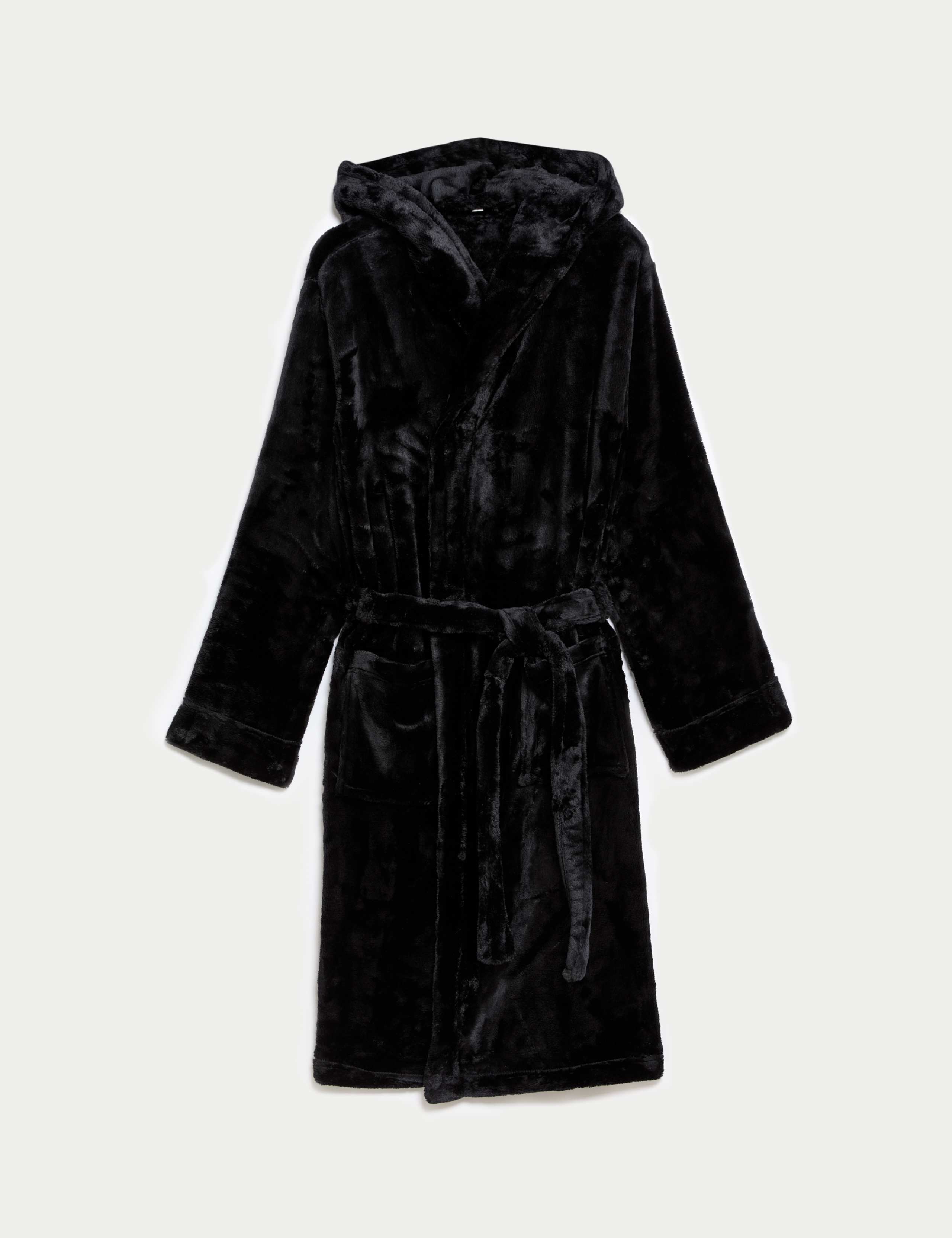 Fleece Supersoft Hooded Dressing Gown 2 of 6
