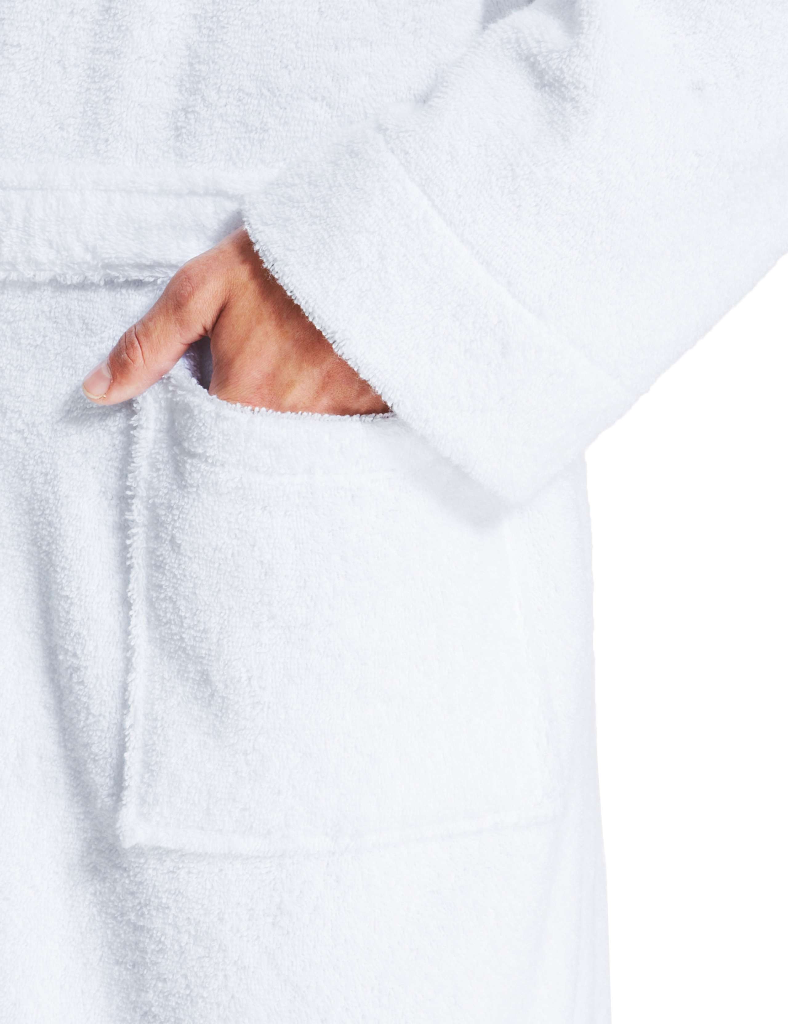Cotton Rich Towelling Dressing Gown 4 of 4