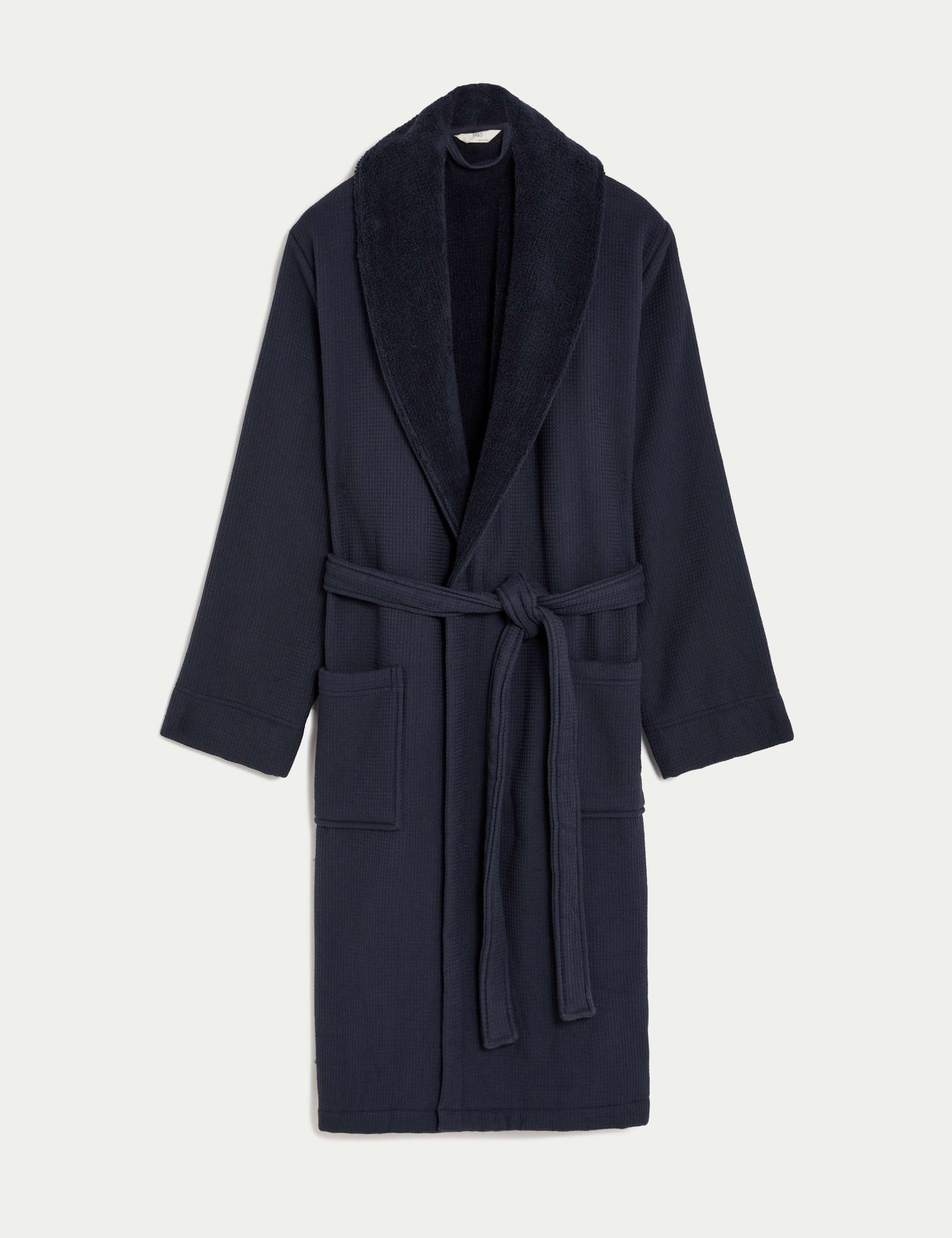 Pure Cotton Waffle Dressing Gown 1 of 1