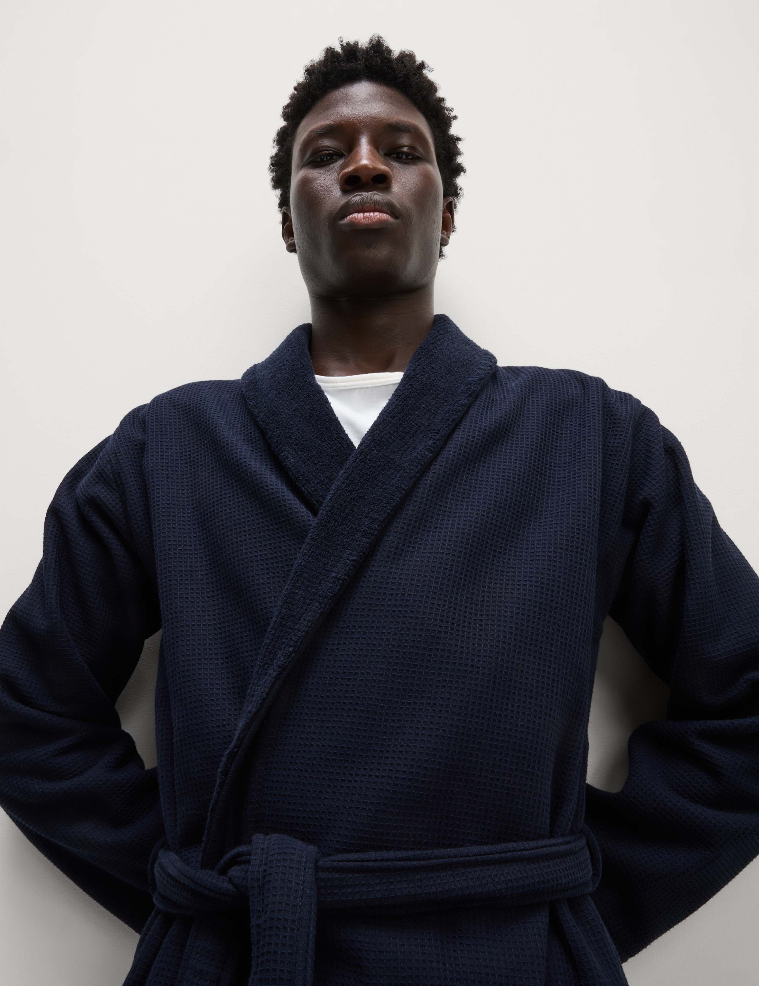 Pure Cotton Waffle Dressing Gown 3 of 6