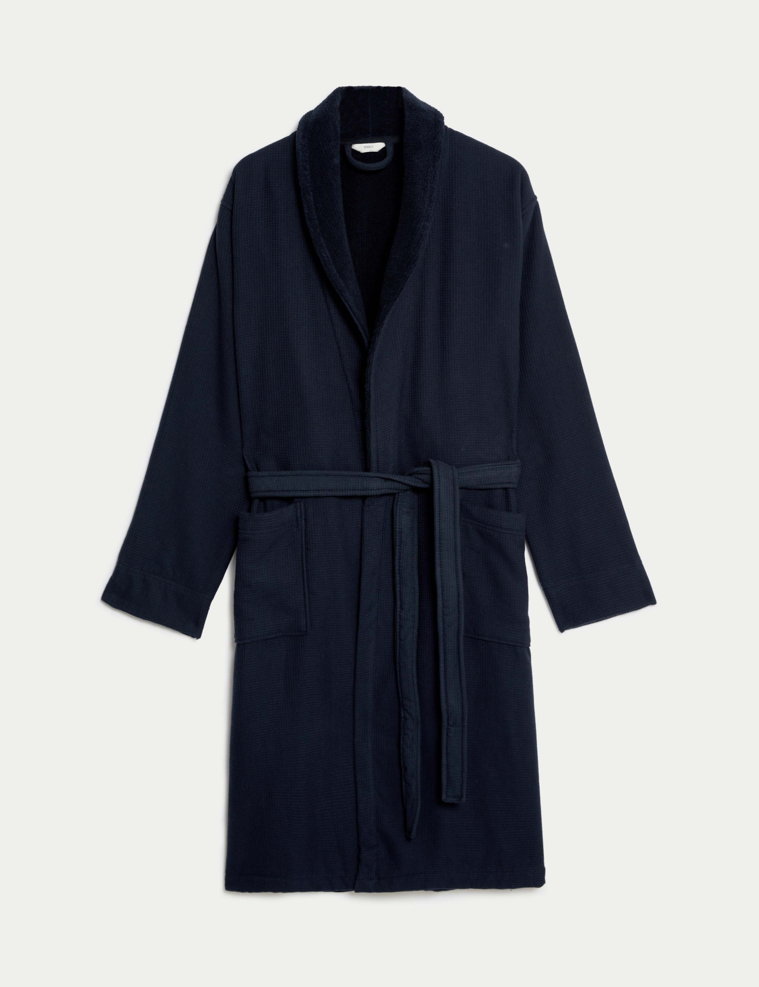 Pure Cotton Waffle Dressing Gown 2 of 6