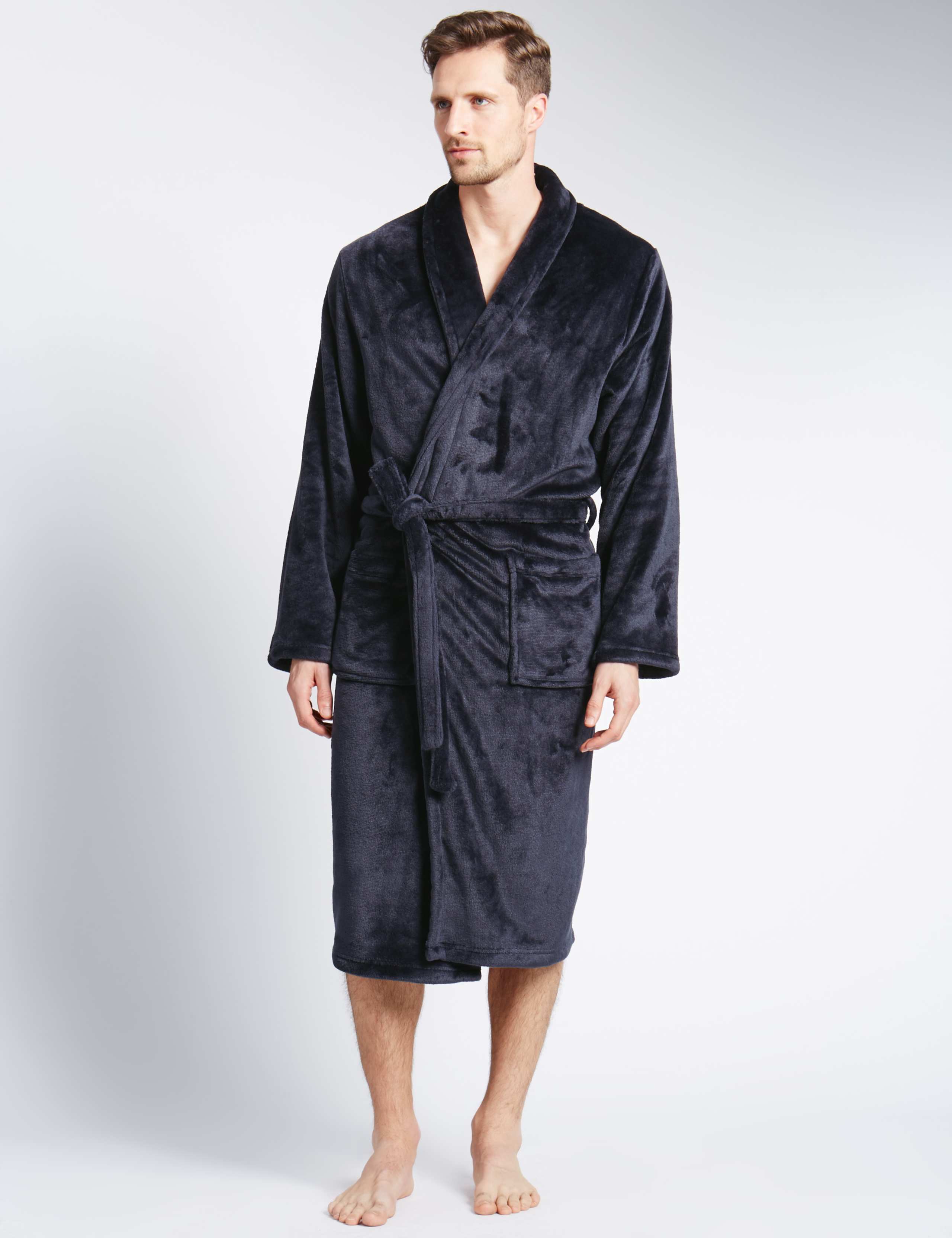 Supersoft Fleece Dressing Gown 1 of 3