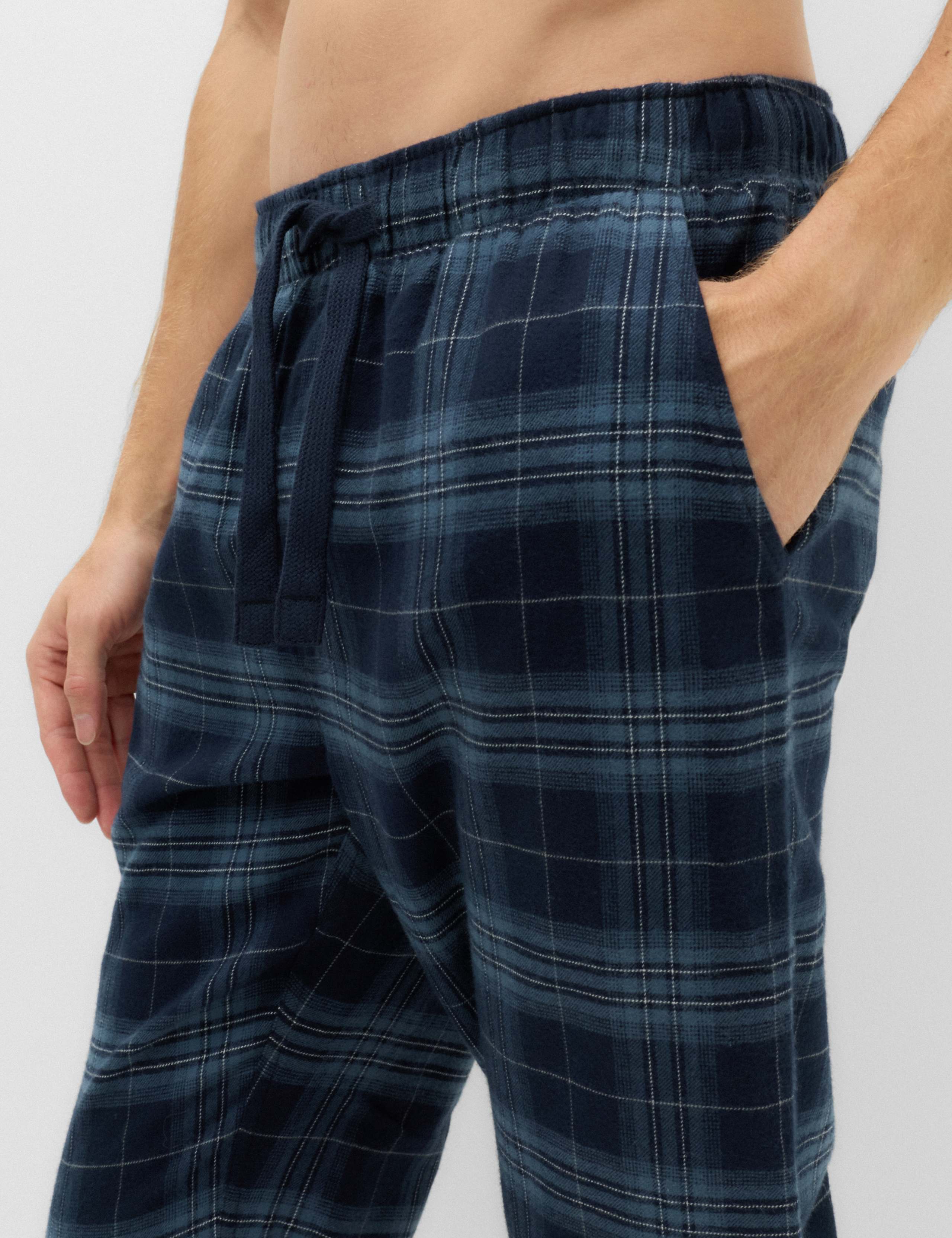 Pure Cotton Checked Jogger 4 of 5