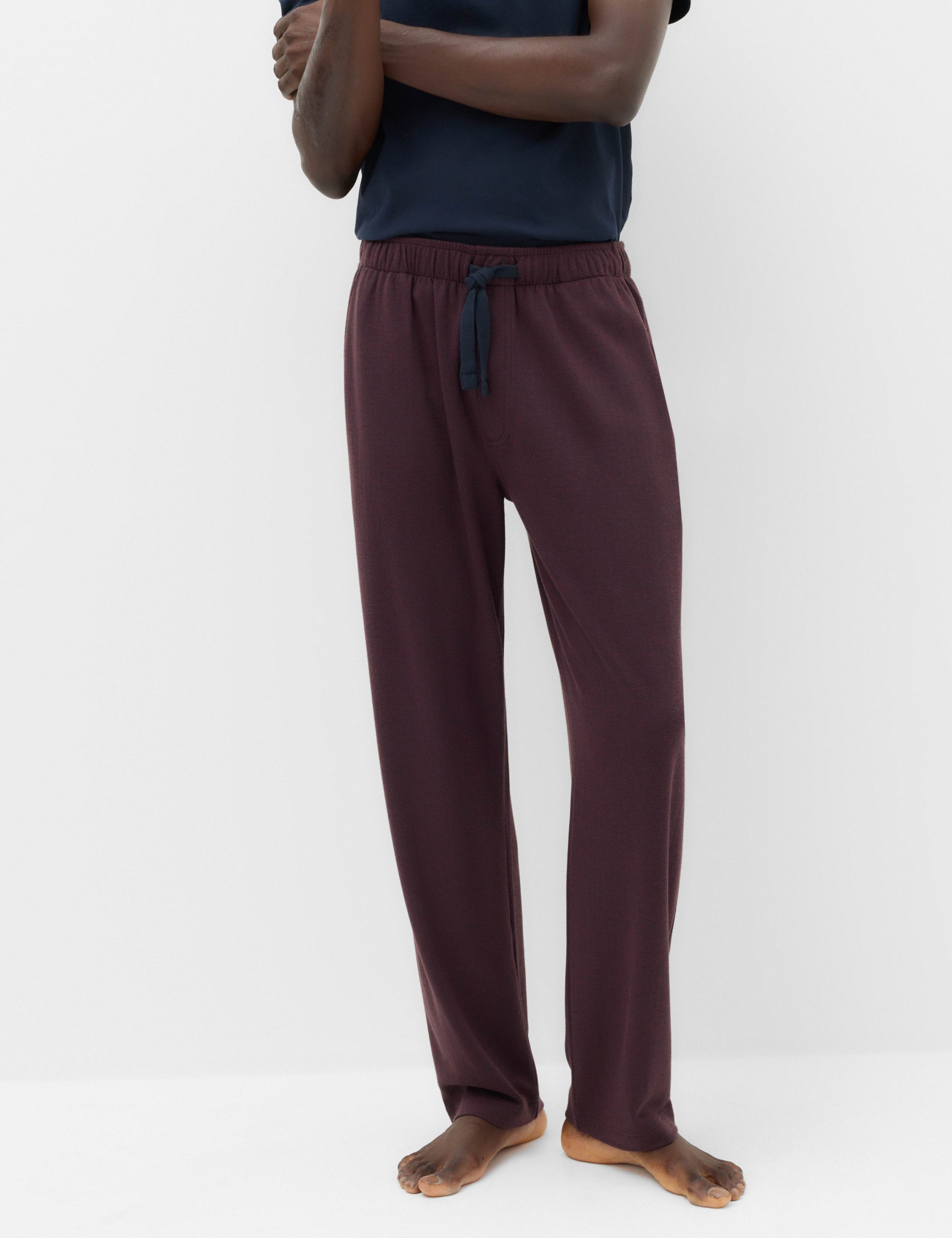 Herringbone Loungewear Bottoms 3 of 6
