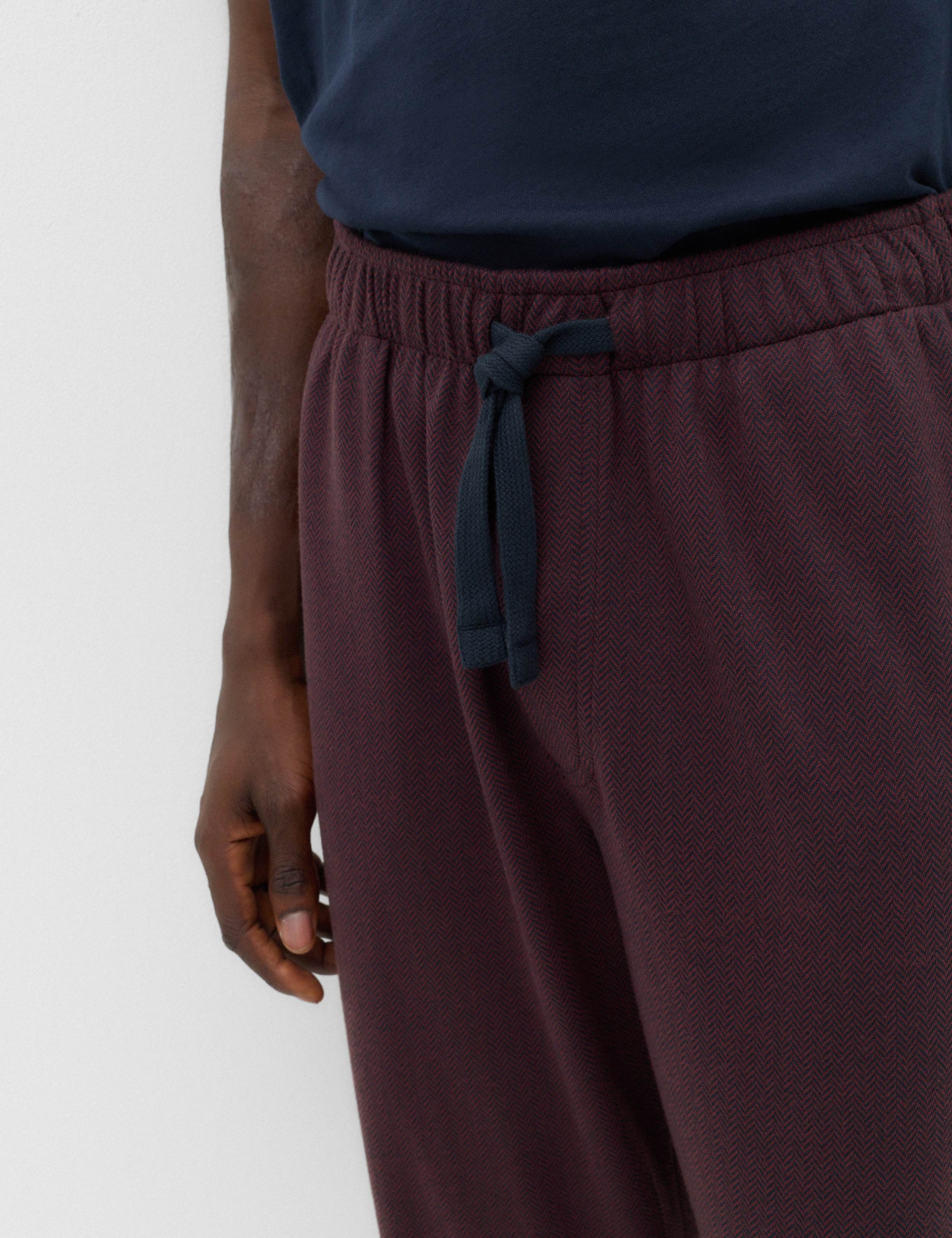 Herringbone Loungewear Bottoms 4 of 6
