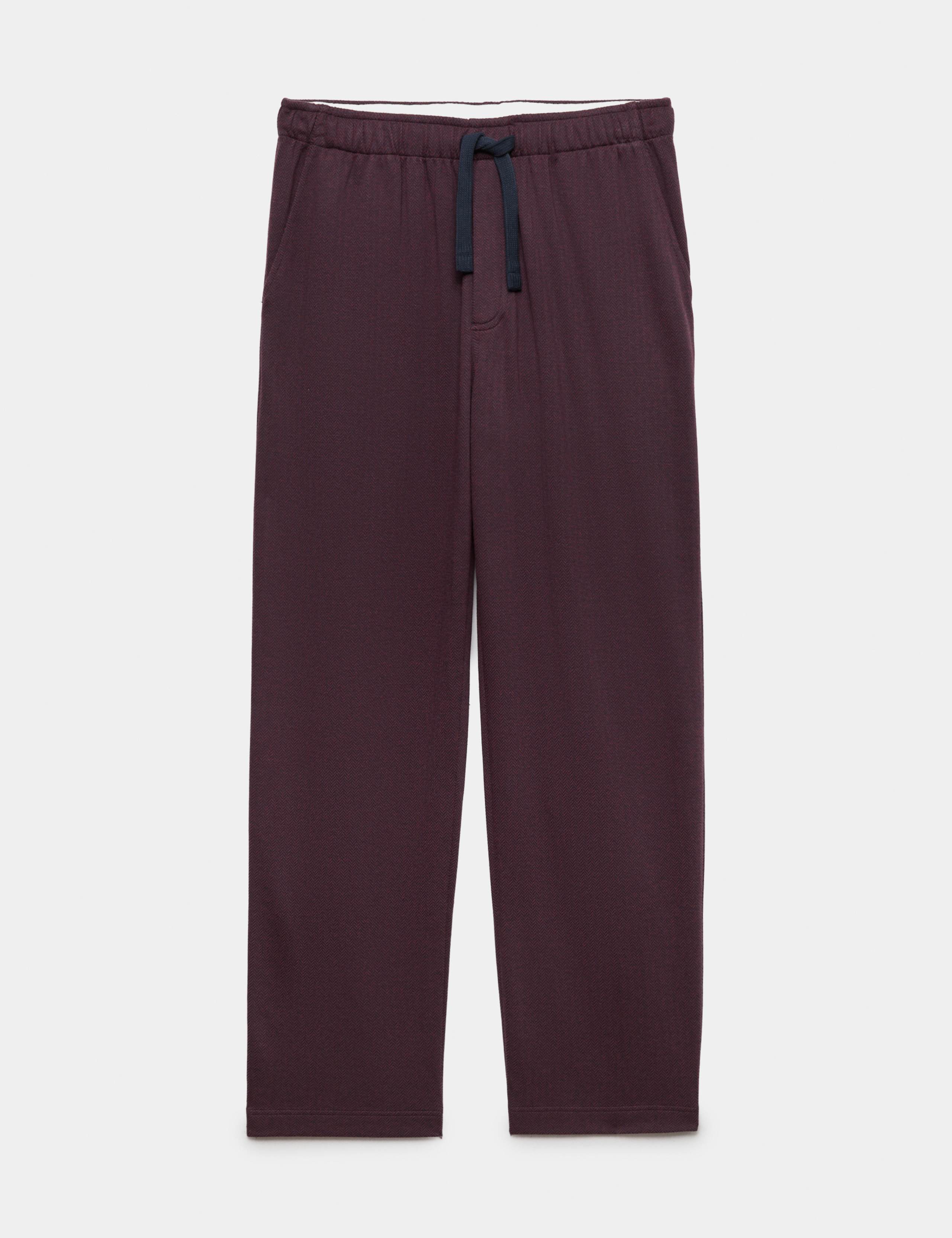 Herringbone Loungewear Bottoms 2 of 6