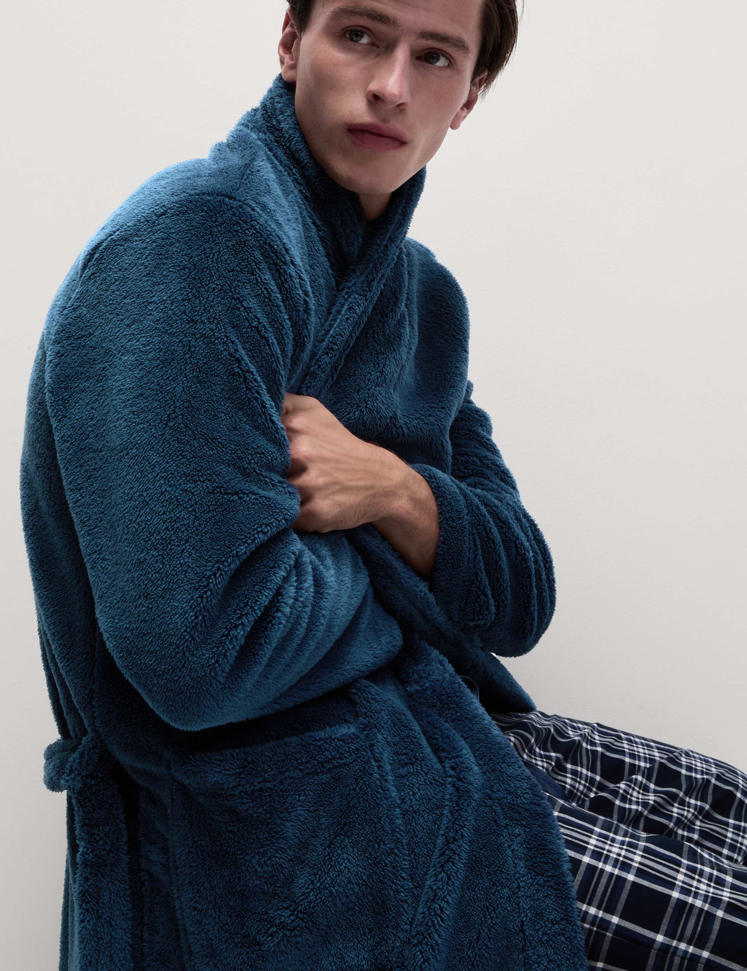 Fleece Supersoft Dressing Gown 1 of 5