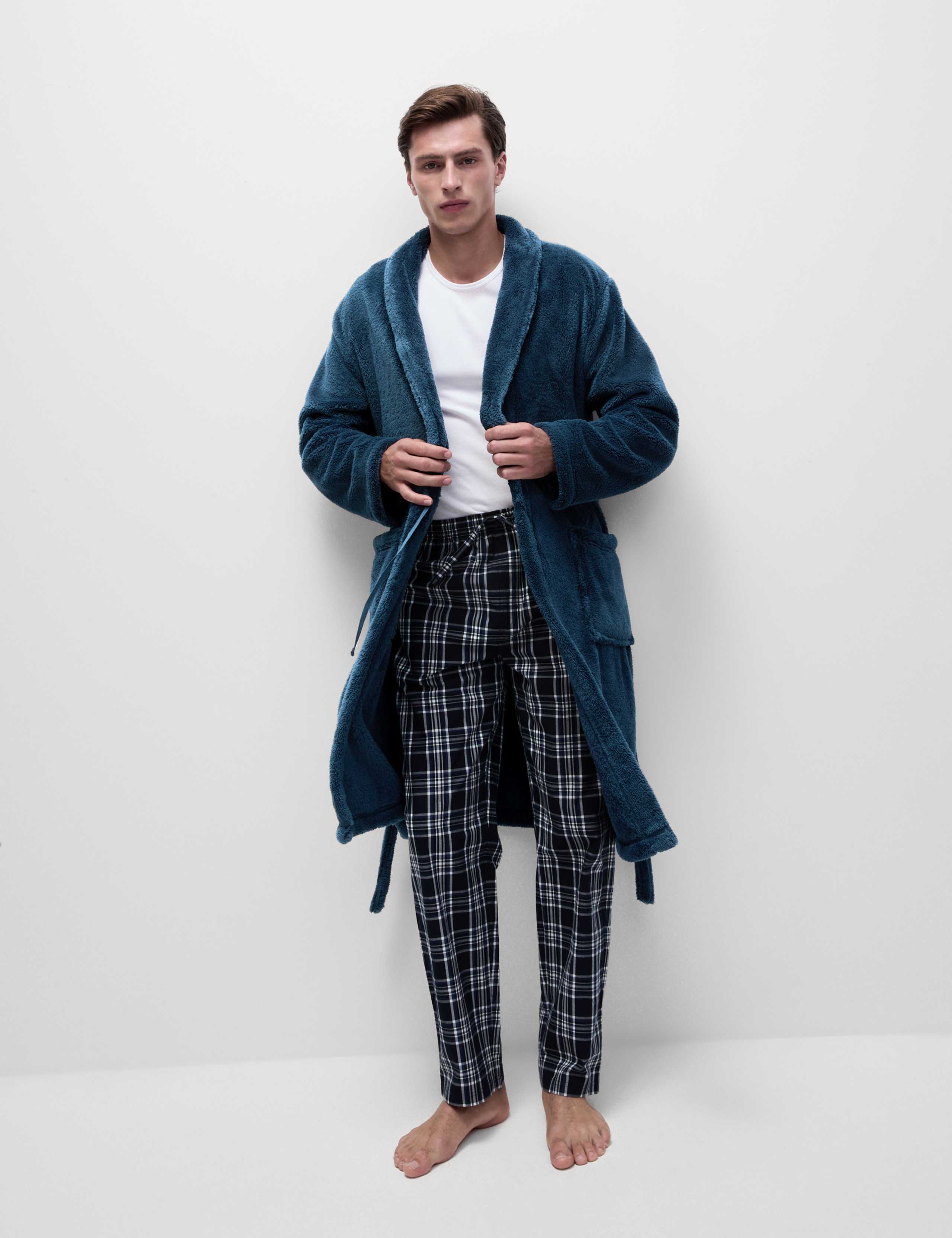 Fleece Supersoft Dressing Gown 3 of 5