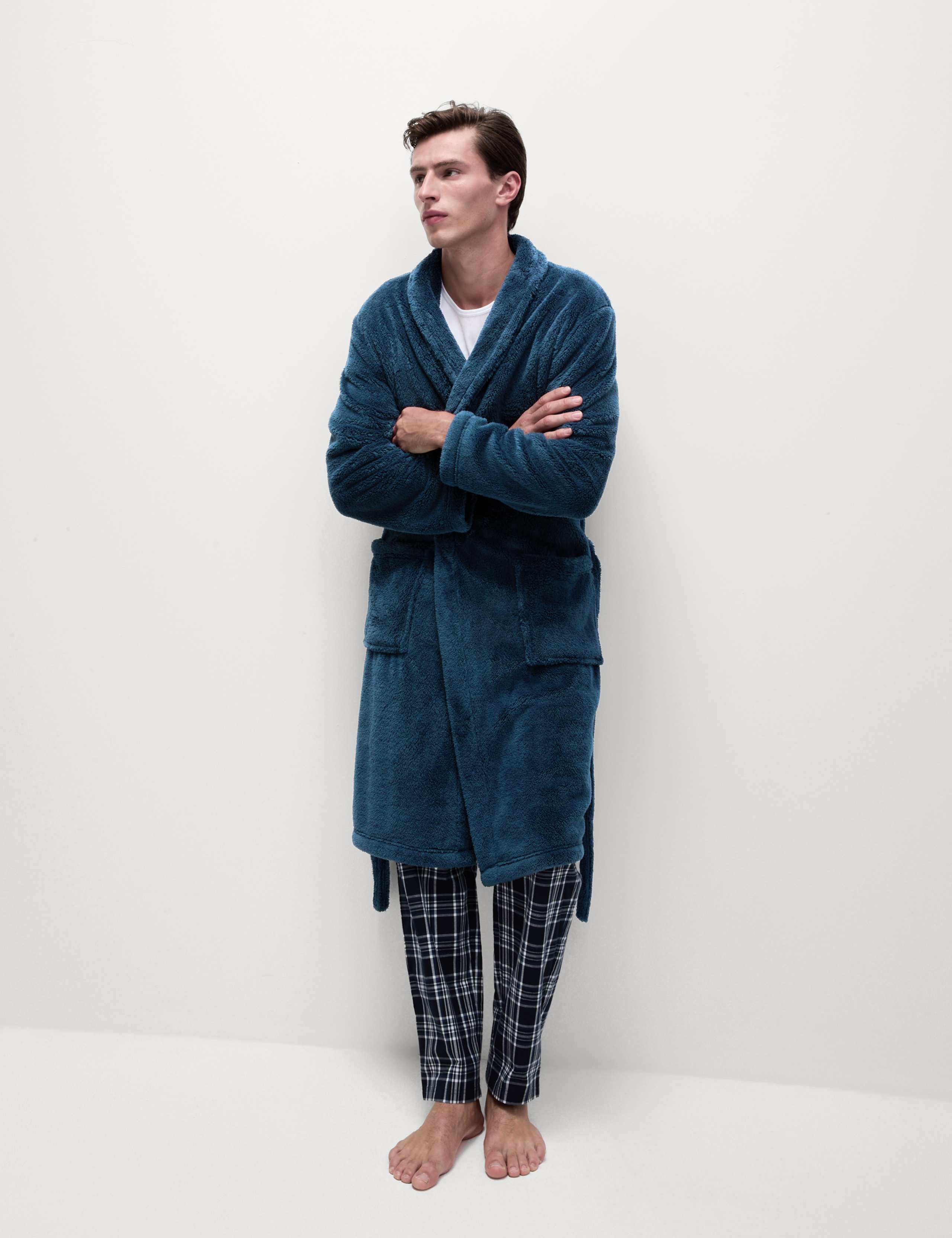 Fleece Supersoft Dressing Gown 5 of 5