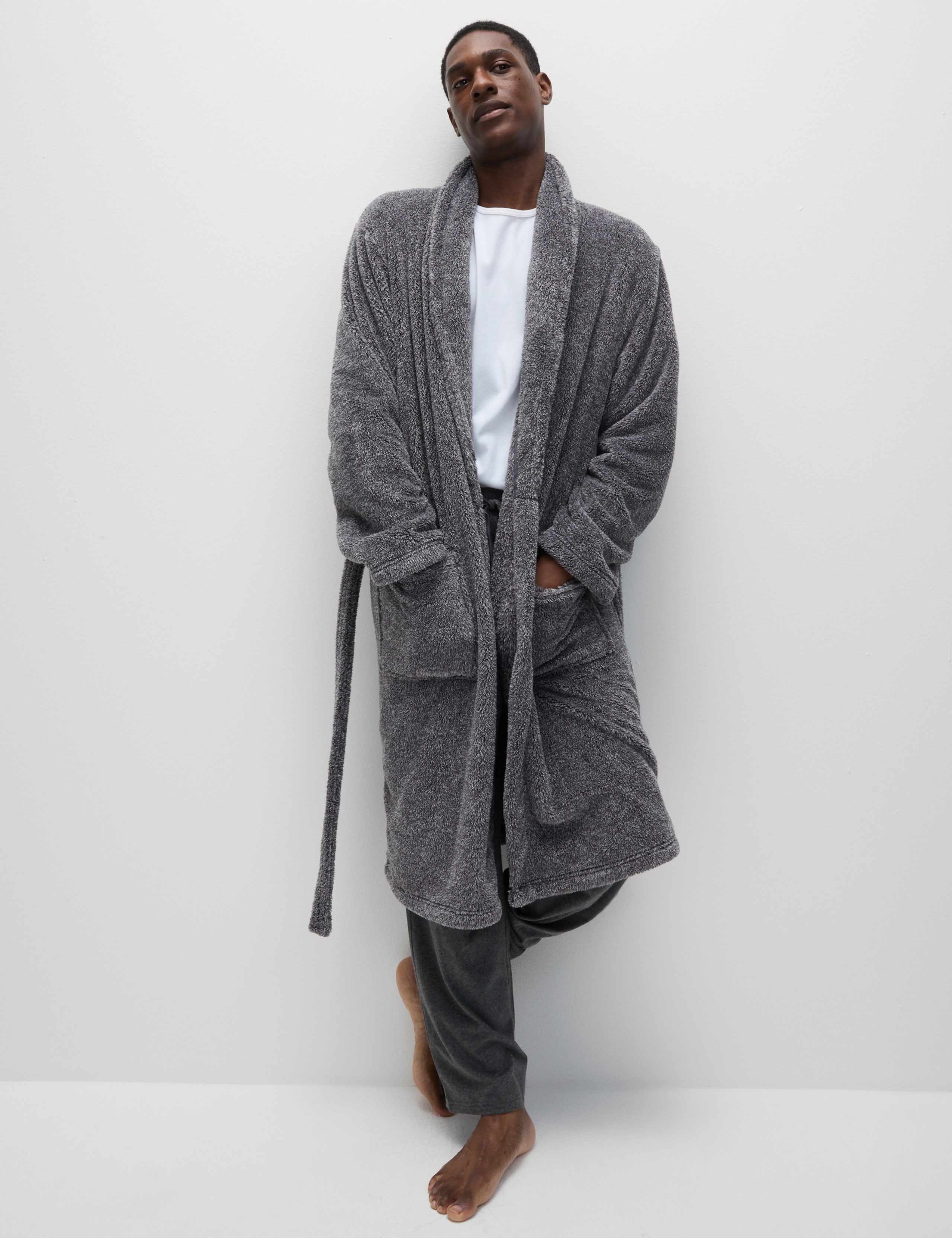 Fleece Supersoft Dressing Gown 1 of 6
