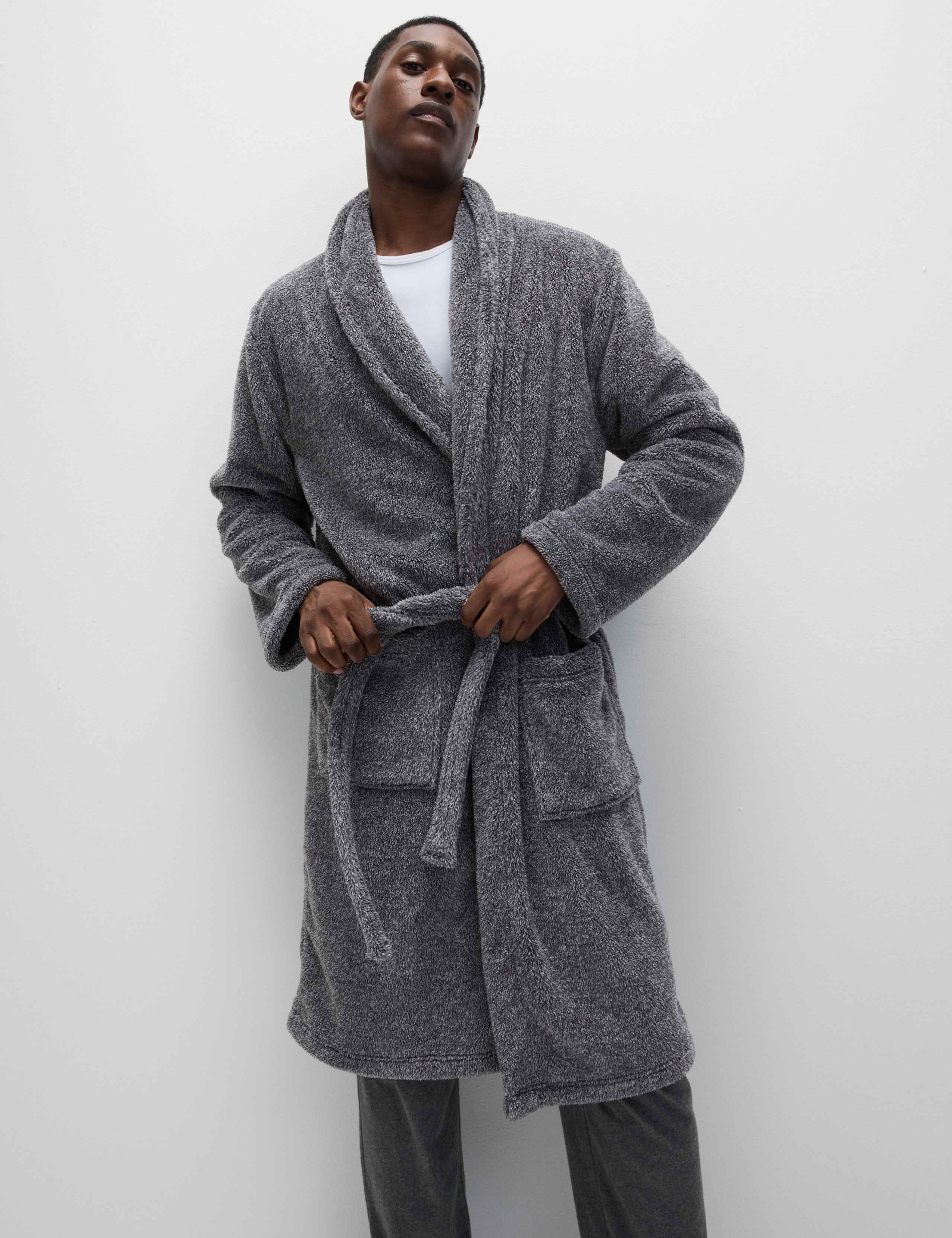 Fleece Supersoft Dressing Gown 6 of 6