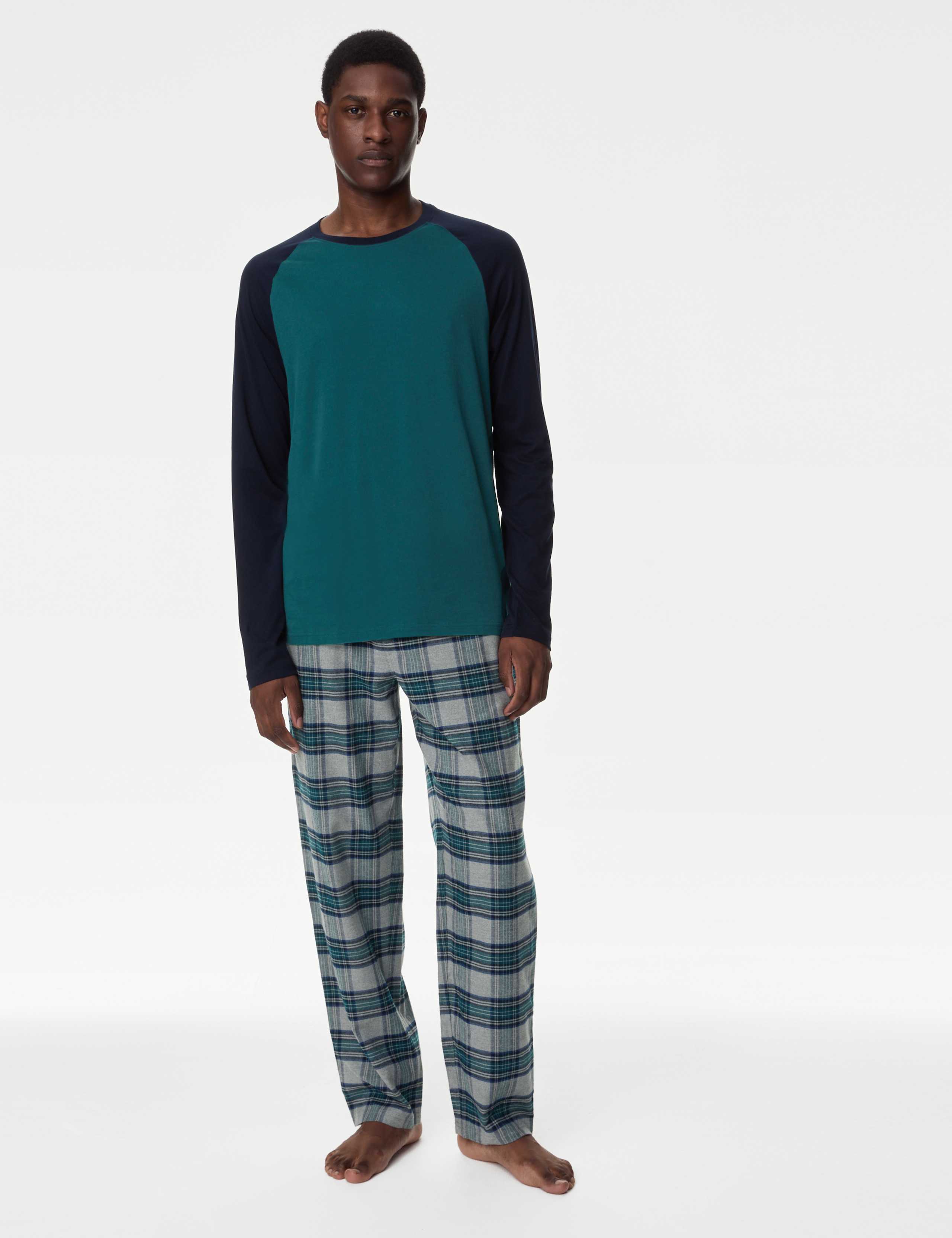 Brushed Cotton Pyjama Set 1 of 6