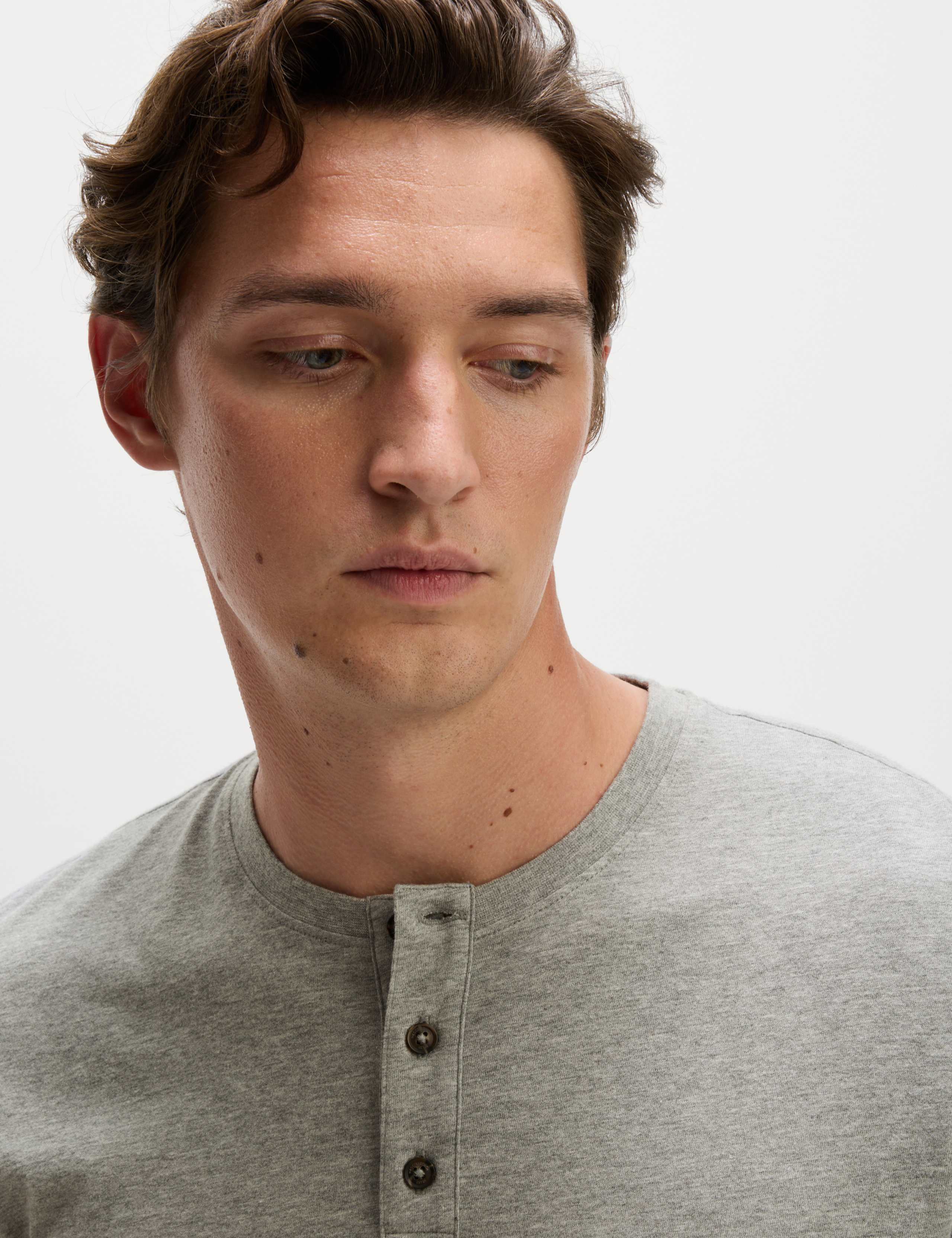 Brushed Cotton Henley Check Pyjama Set 5 of 5
