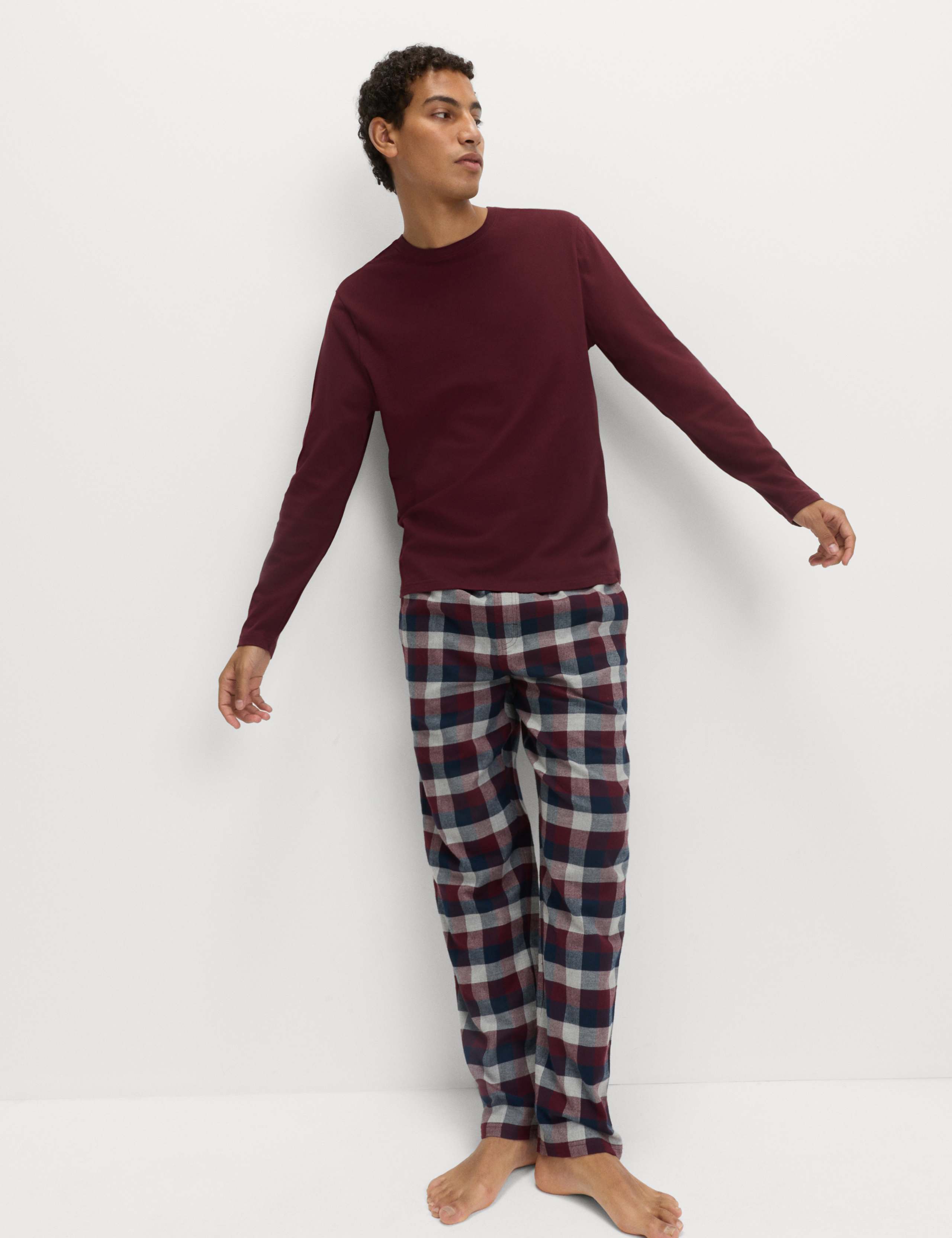 Brushed Cotton Pyjama Set 2 of 5