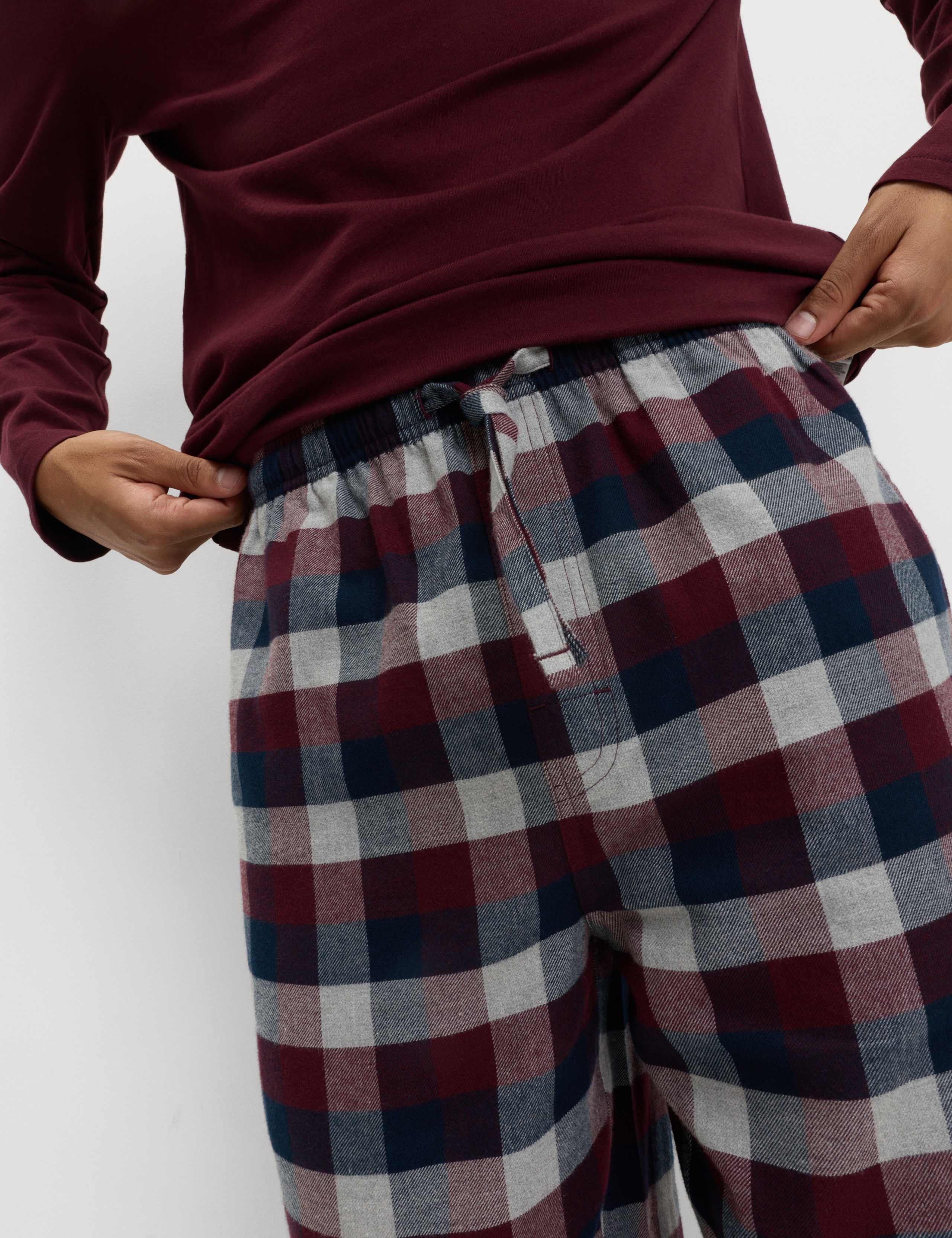 Brushed Cotton Pyjama Set 3 of 5