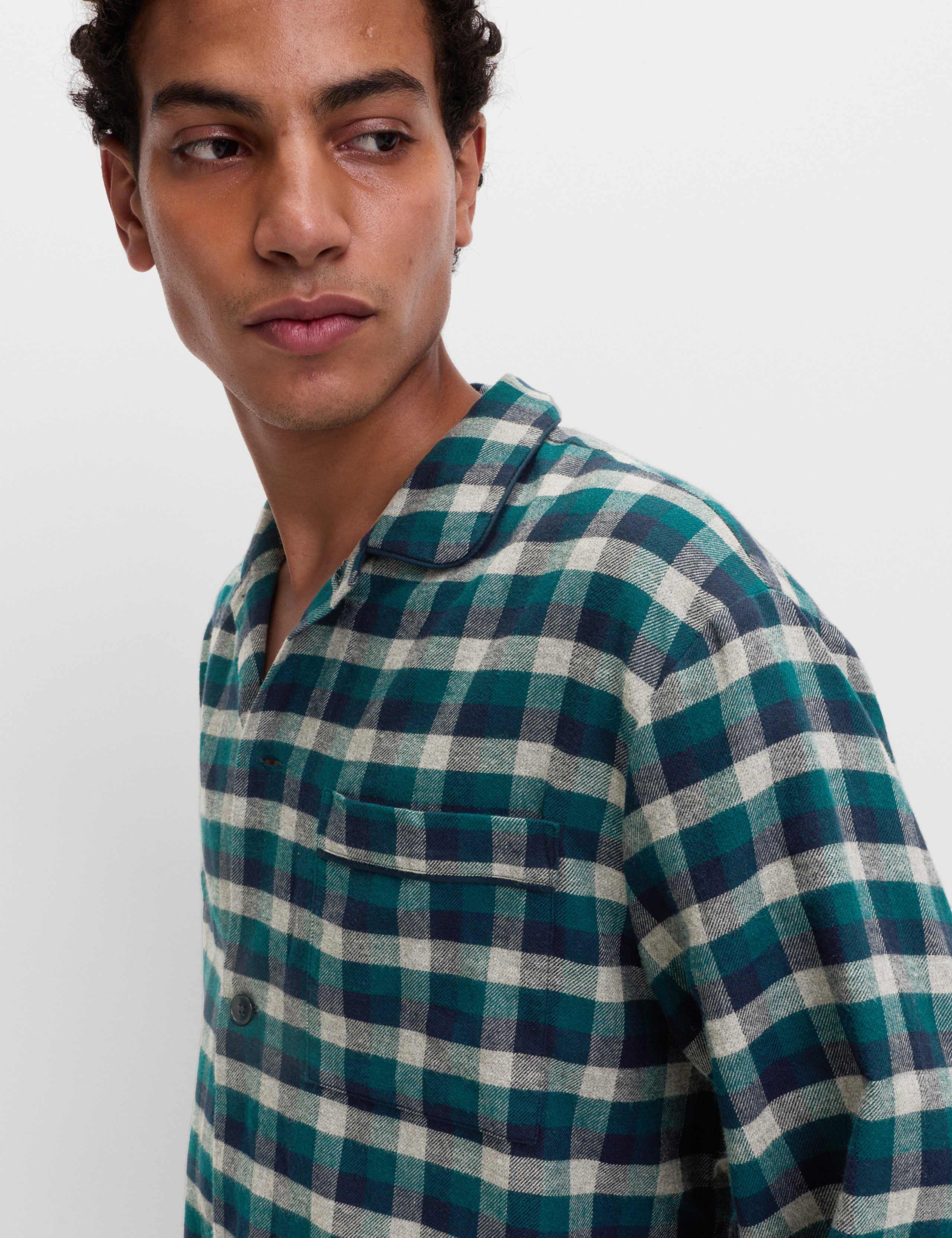 Brushed Cotton Buffalo Check Pyjama Set 3 of 6