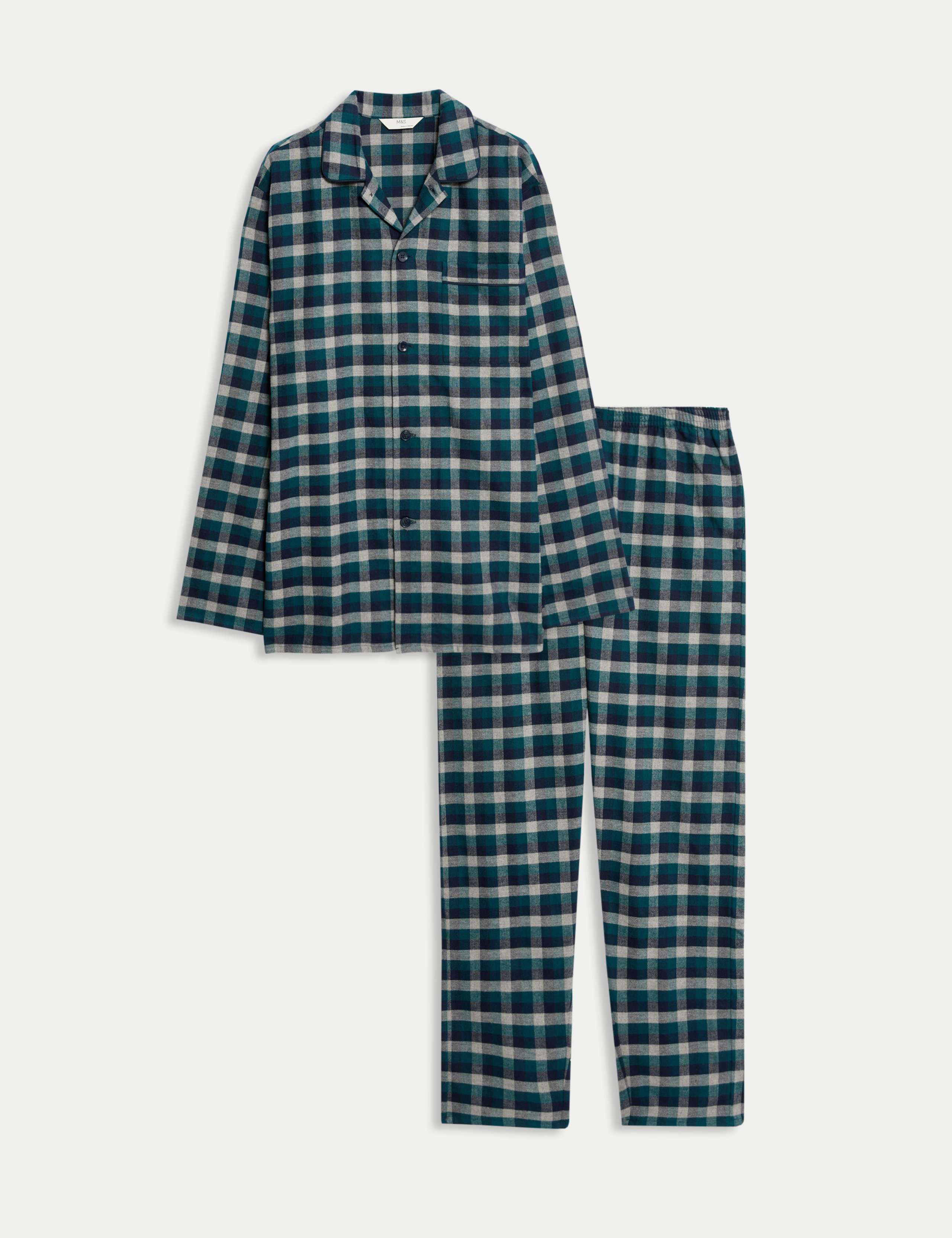 Brushed Cotton Buffalo Check Pyjama Set 2 of 6