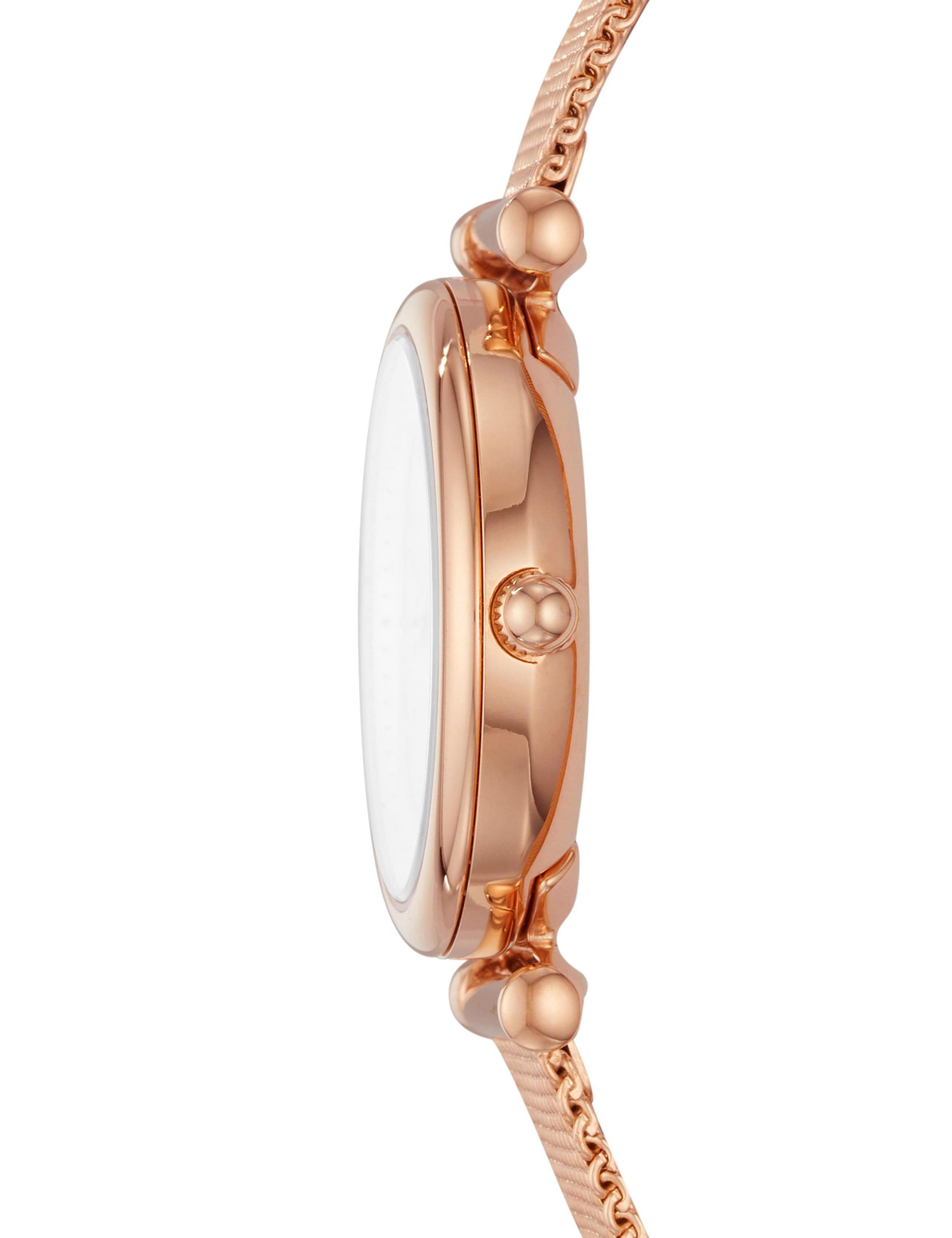 Fossil Carlie Rose Gold Metal Watch 2 of 3