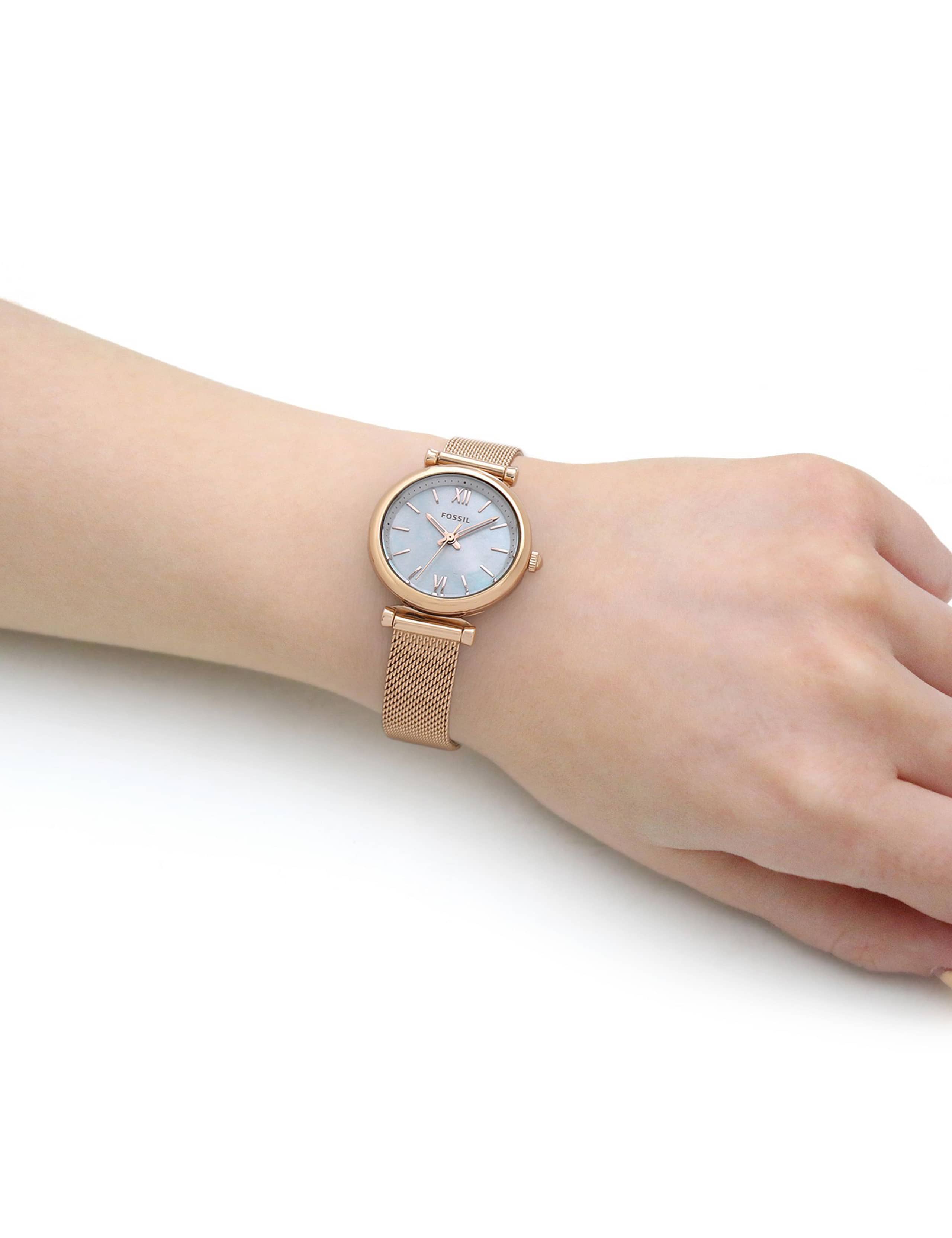 Fossil Carlie Rose Gold Metal Watch 3 of 3