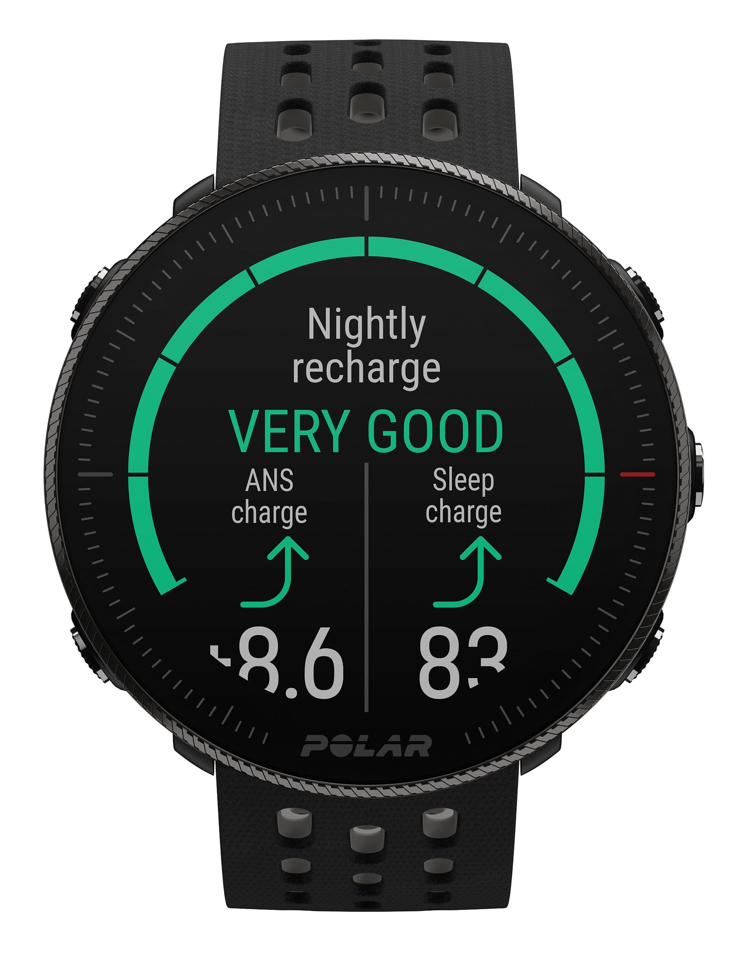 Polar Vantage M2 Running Black Silicone Smartwatch 5 of 7