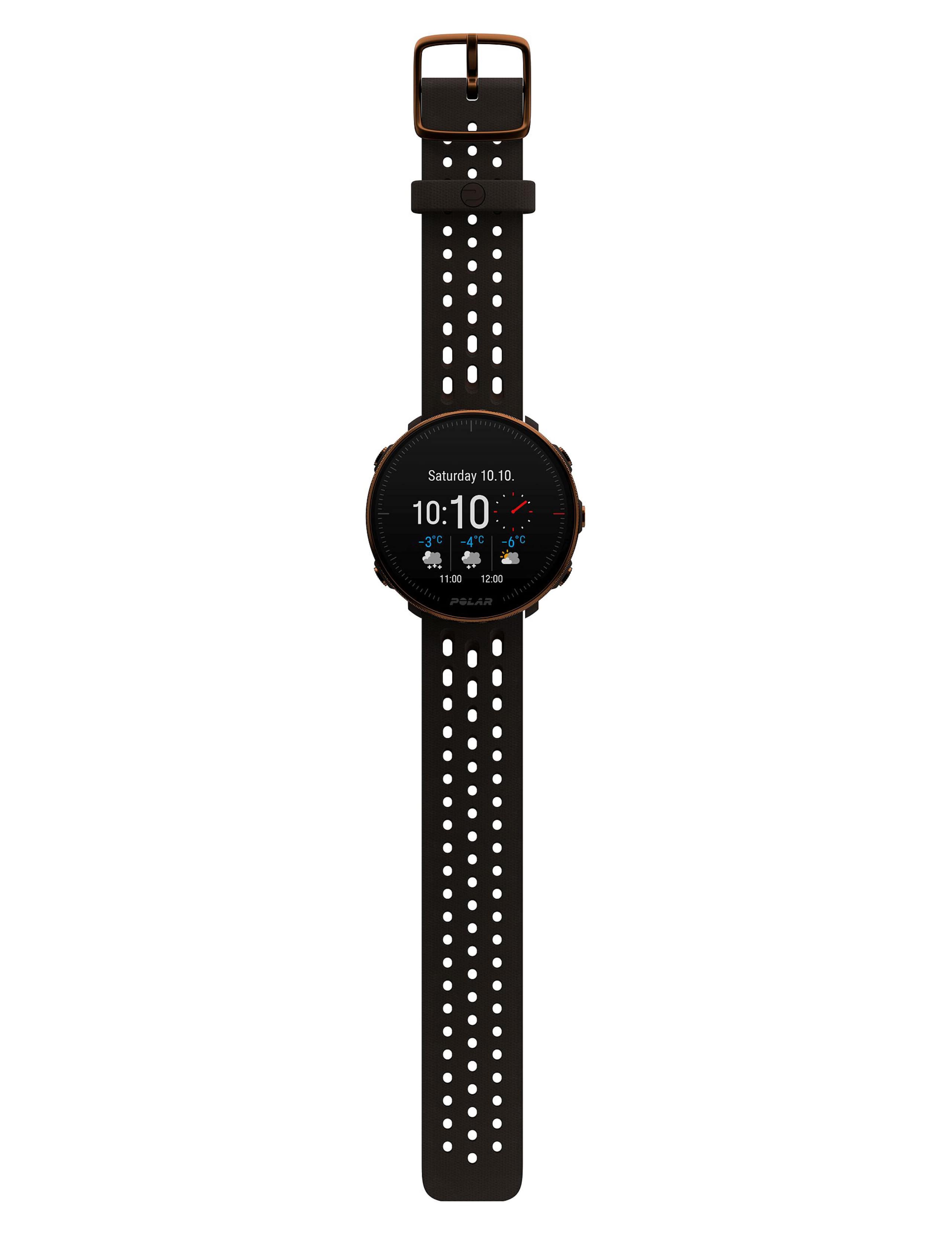 Polar Vantage Fitness Tracker Brown Silicone Smartwatch 3 of 7