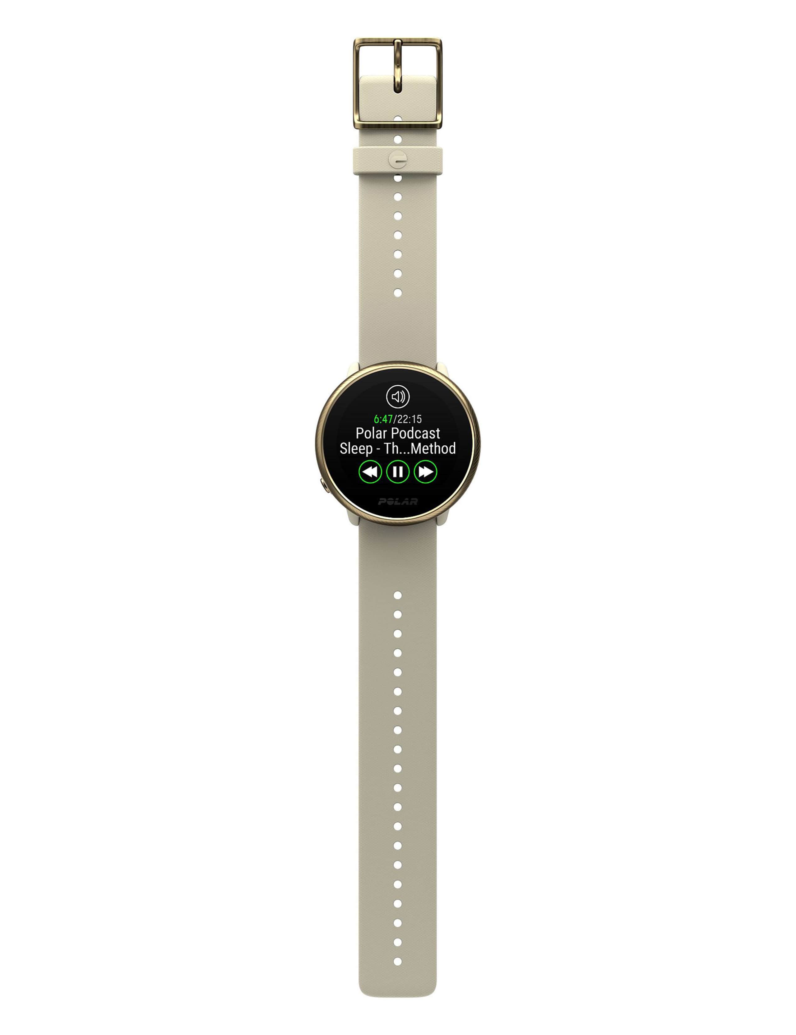 Polar Ignite Fitness Tracker Gold Silicone Smartwatch 3 of 9