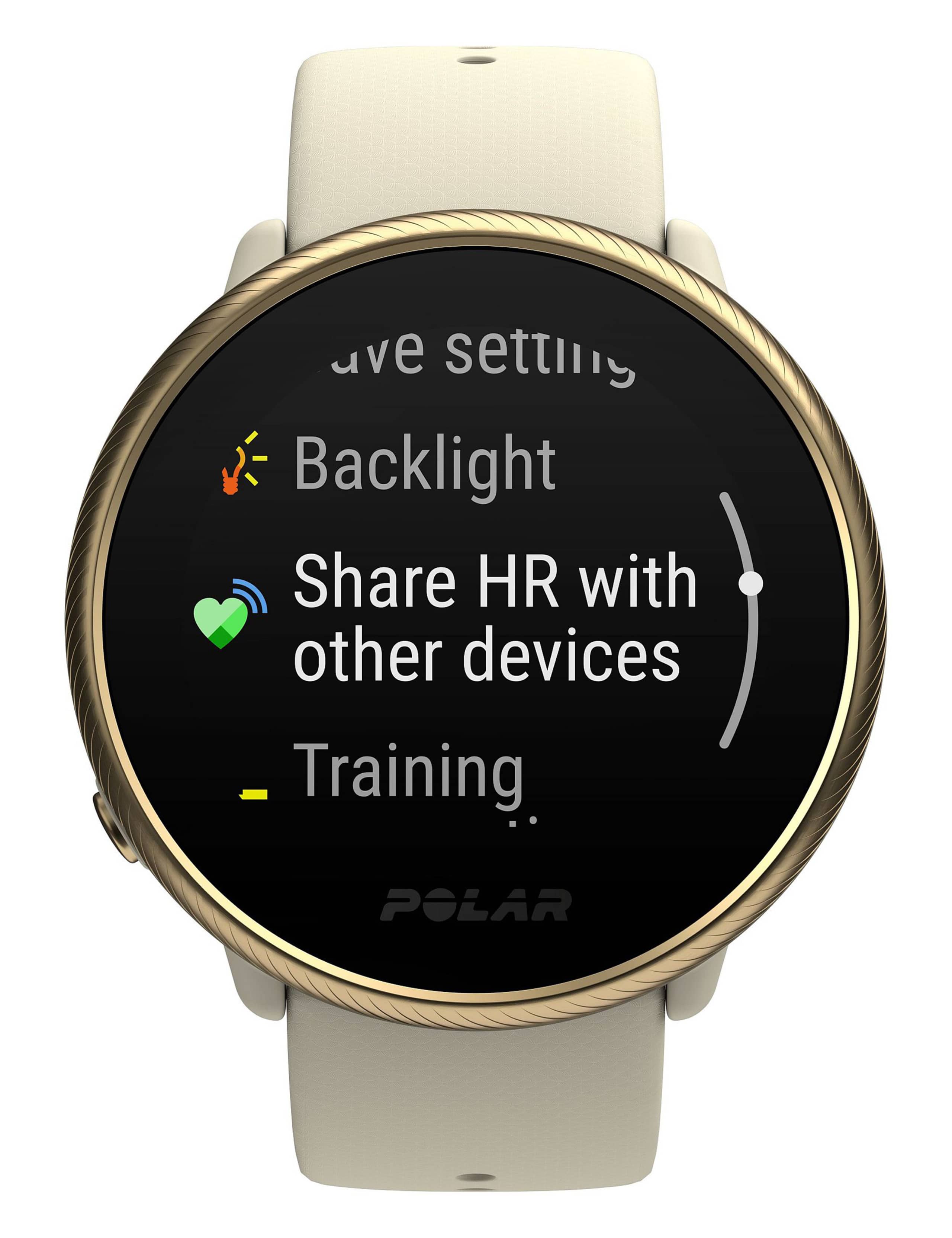 Polar Ignite Fitness Tracker Gold Silicone Smartwatch 4 of 9