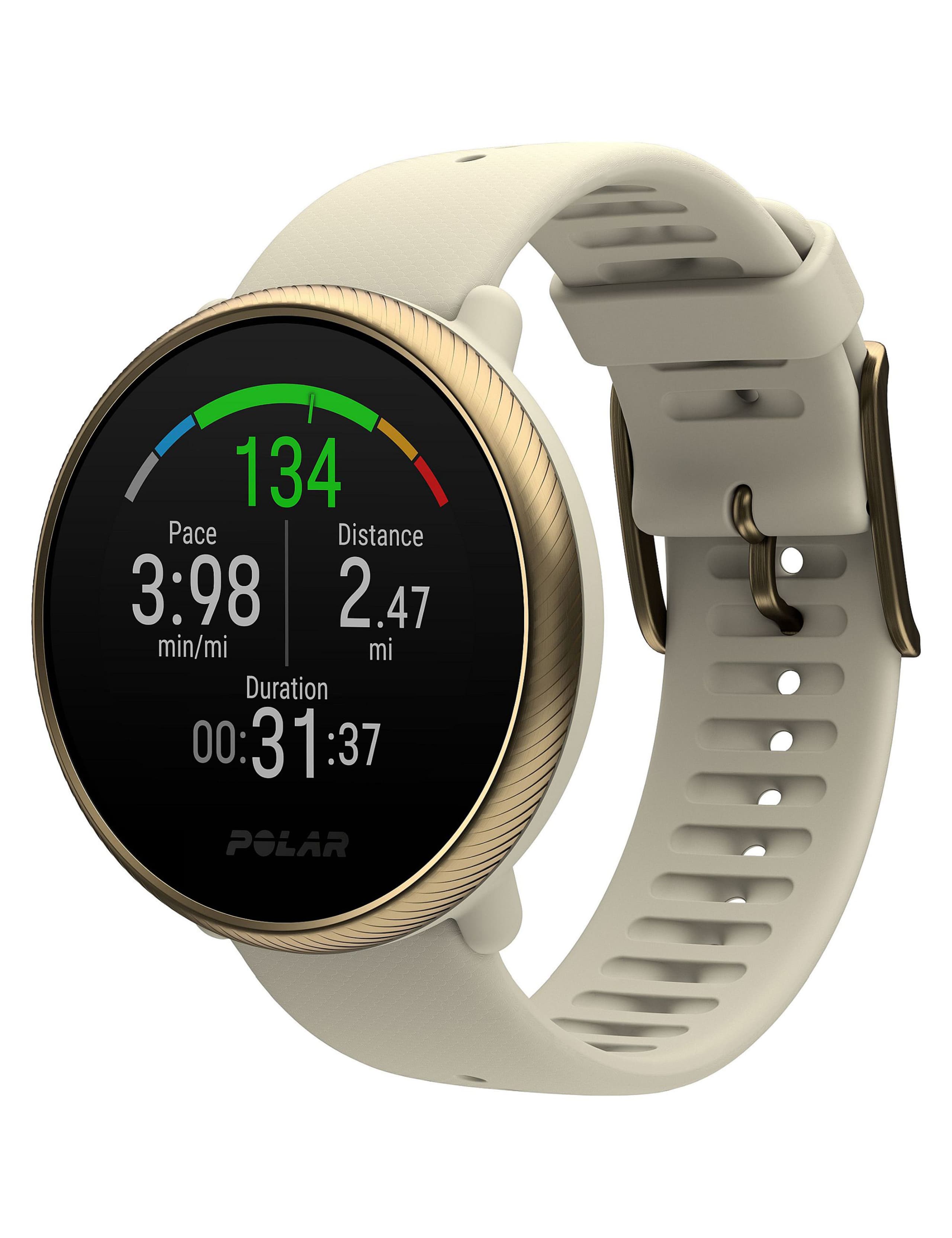 Polar Ignite Fitness Tracker Gold Silicone Smartwatch 6 of 9