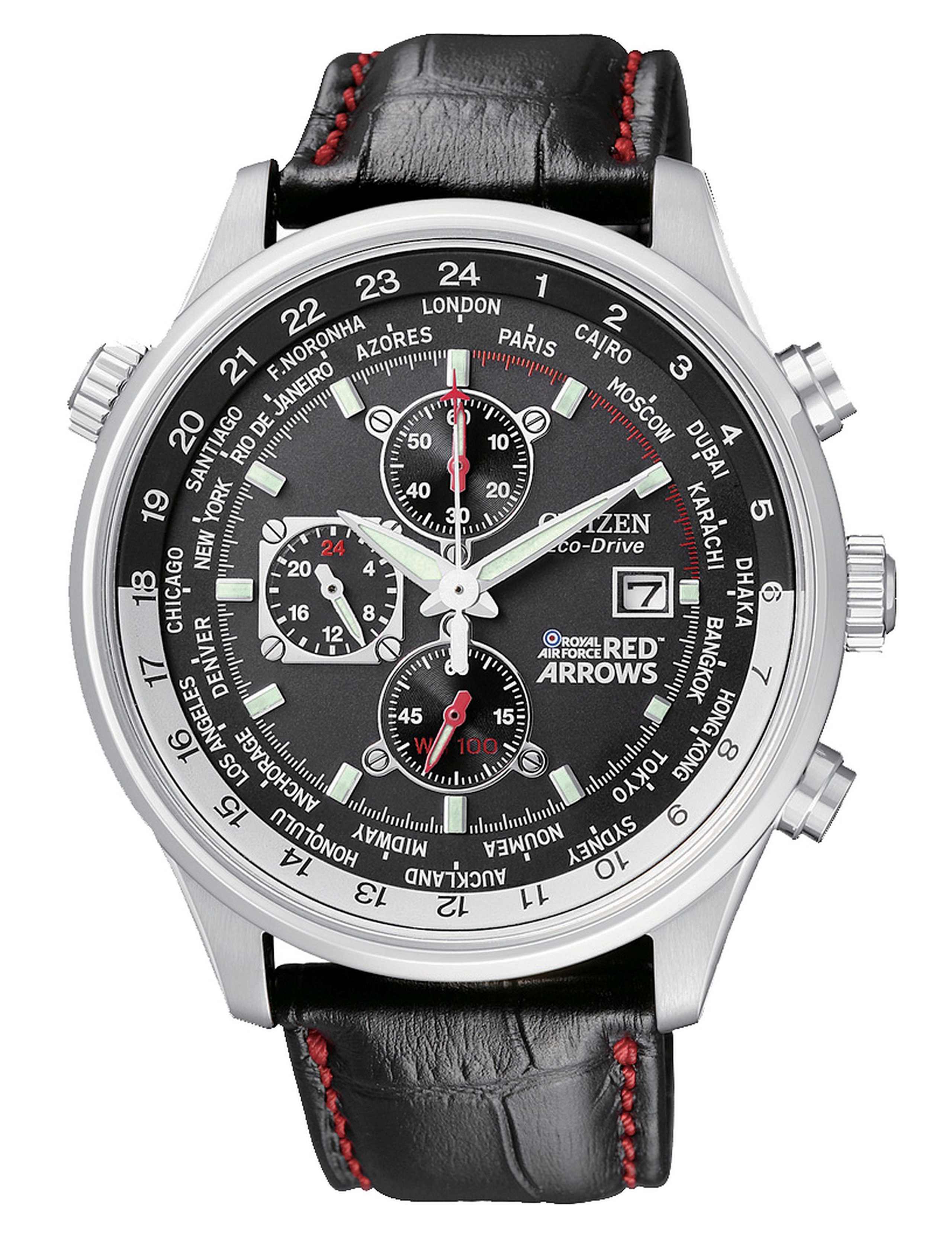 Citizen Red Arrows Chronograph Leather Watch 1 of 7