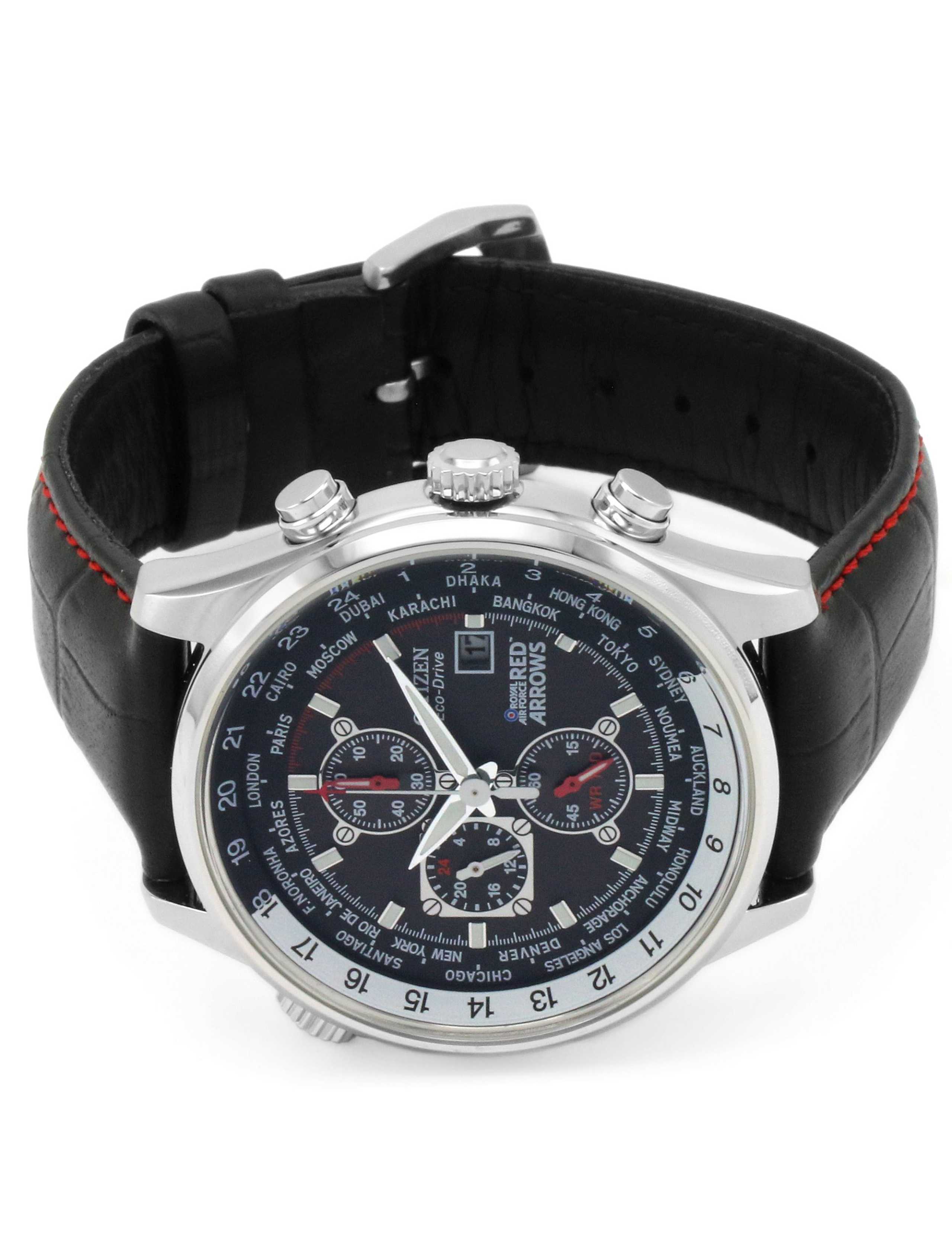 Citizen Red Arrows Chronograph Leather Watch 3 of 7